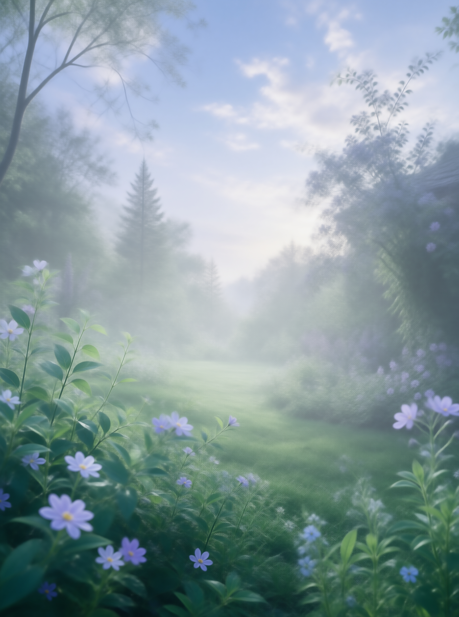 Misty Forest Path