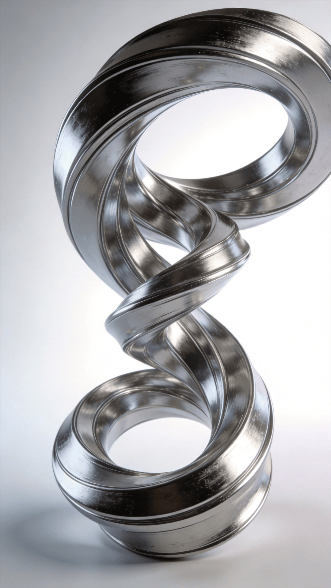 Twisted Torus — Metallic, Futuristic Study