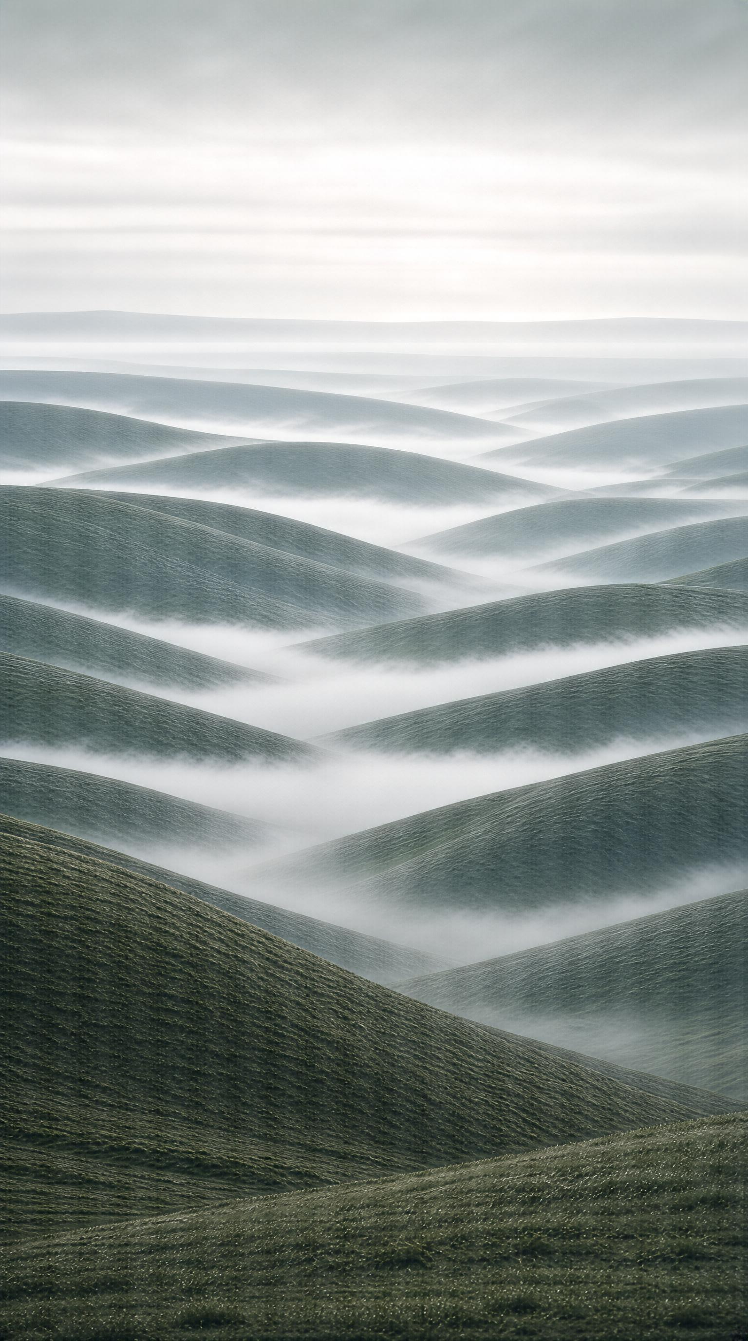 Misty Rolling Hills