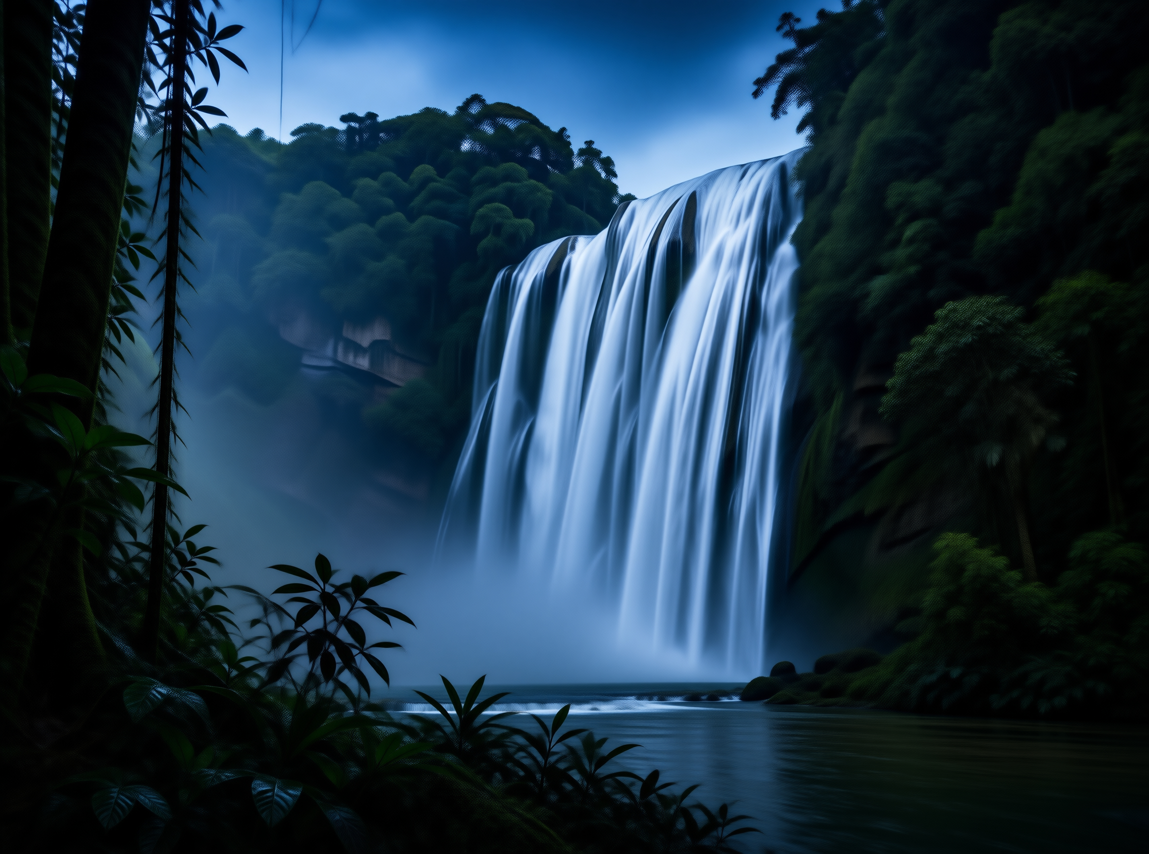 Misty Forest Cascade