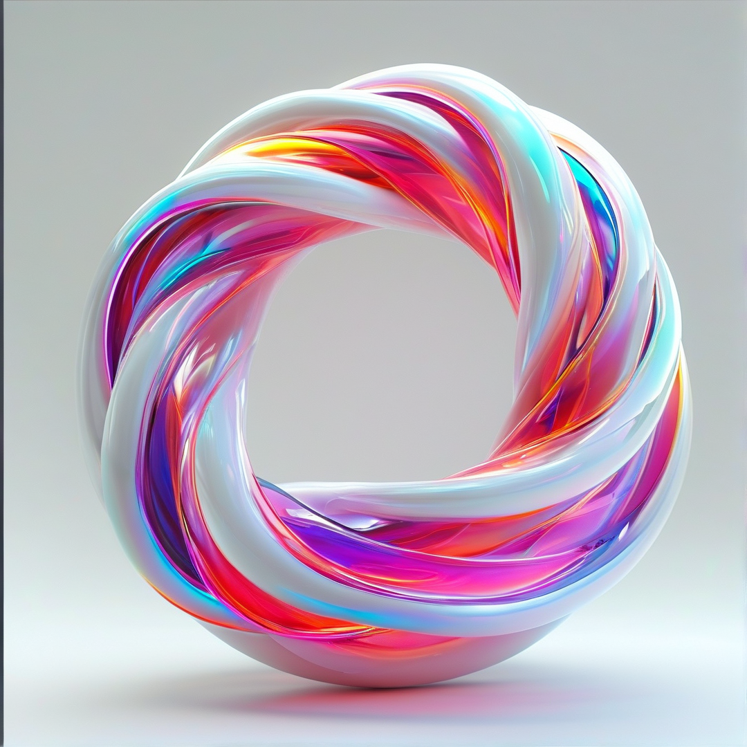 Twisted Iridescent Torus