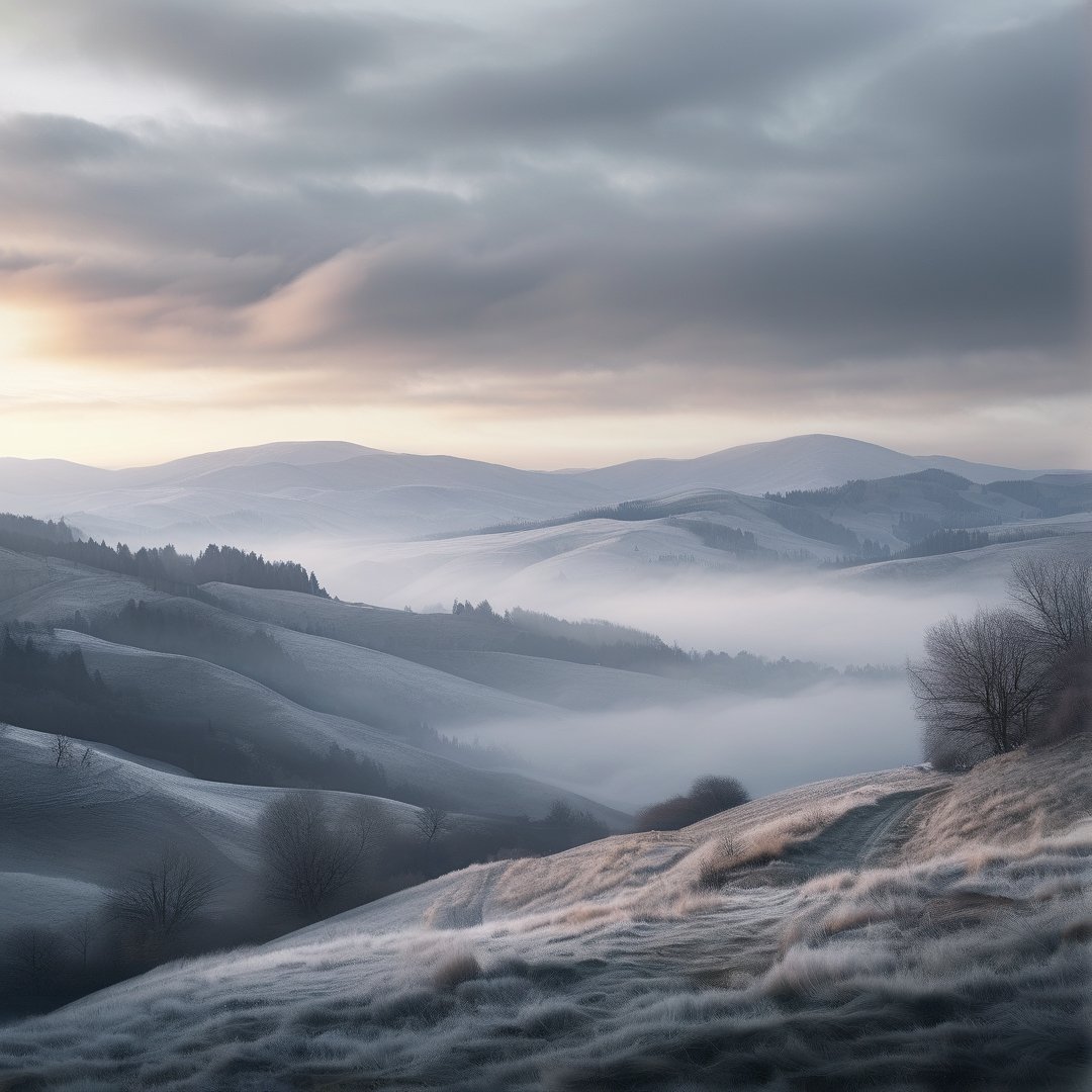 Misty Mountain Landscape