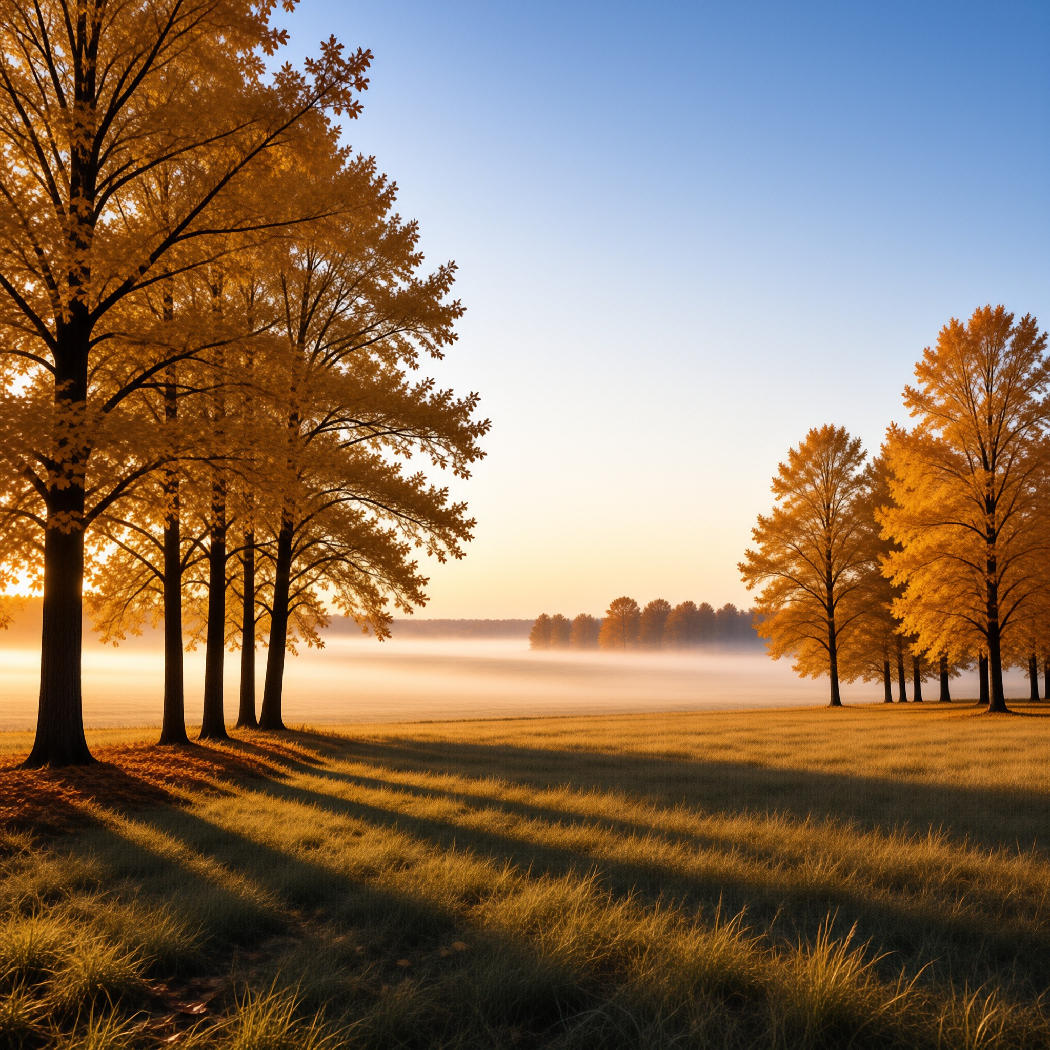 Golden Autumn Landscape