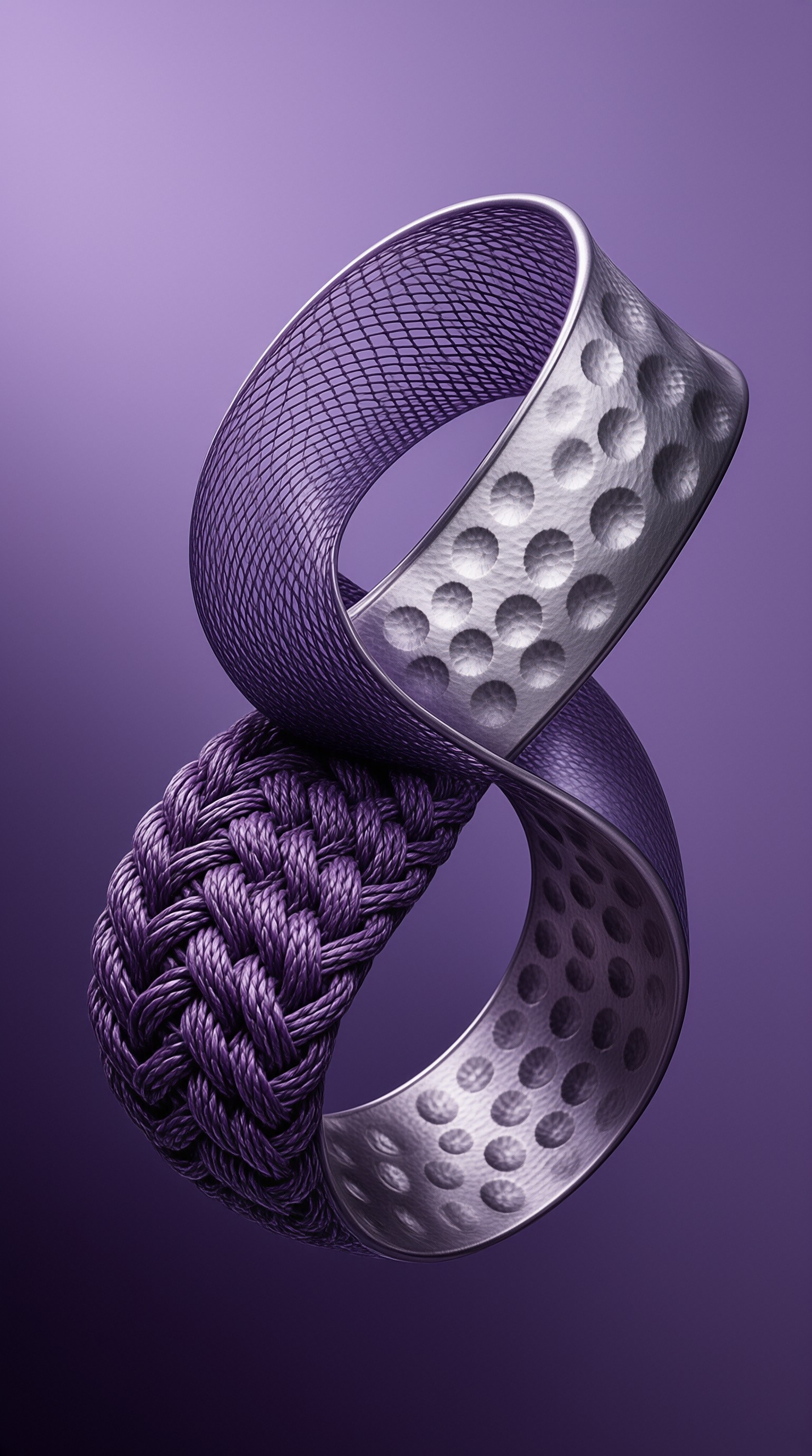 Abstract Twisted 3D Sculpture
