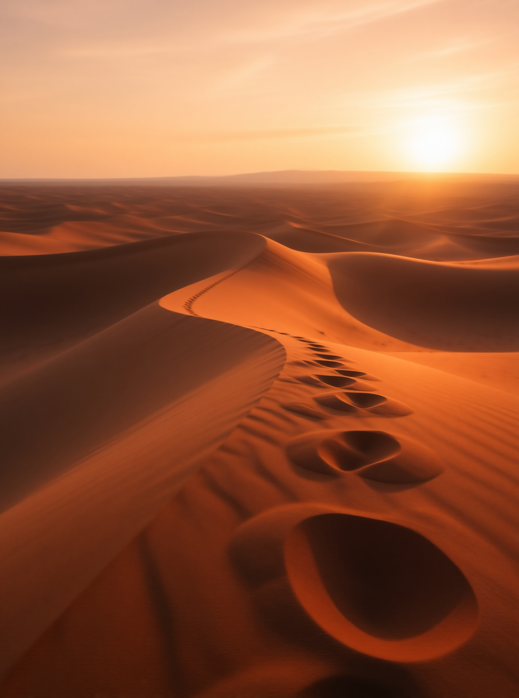 Footprints in the Desert