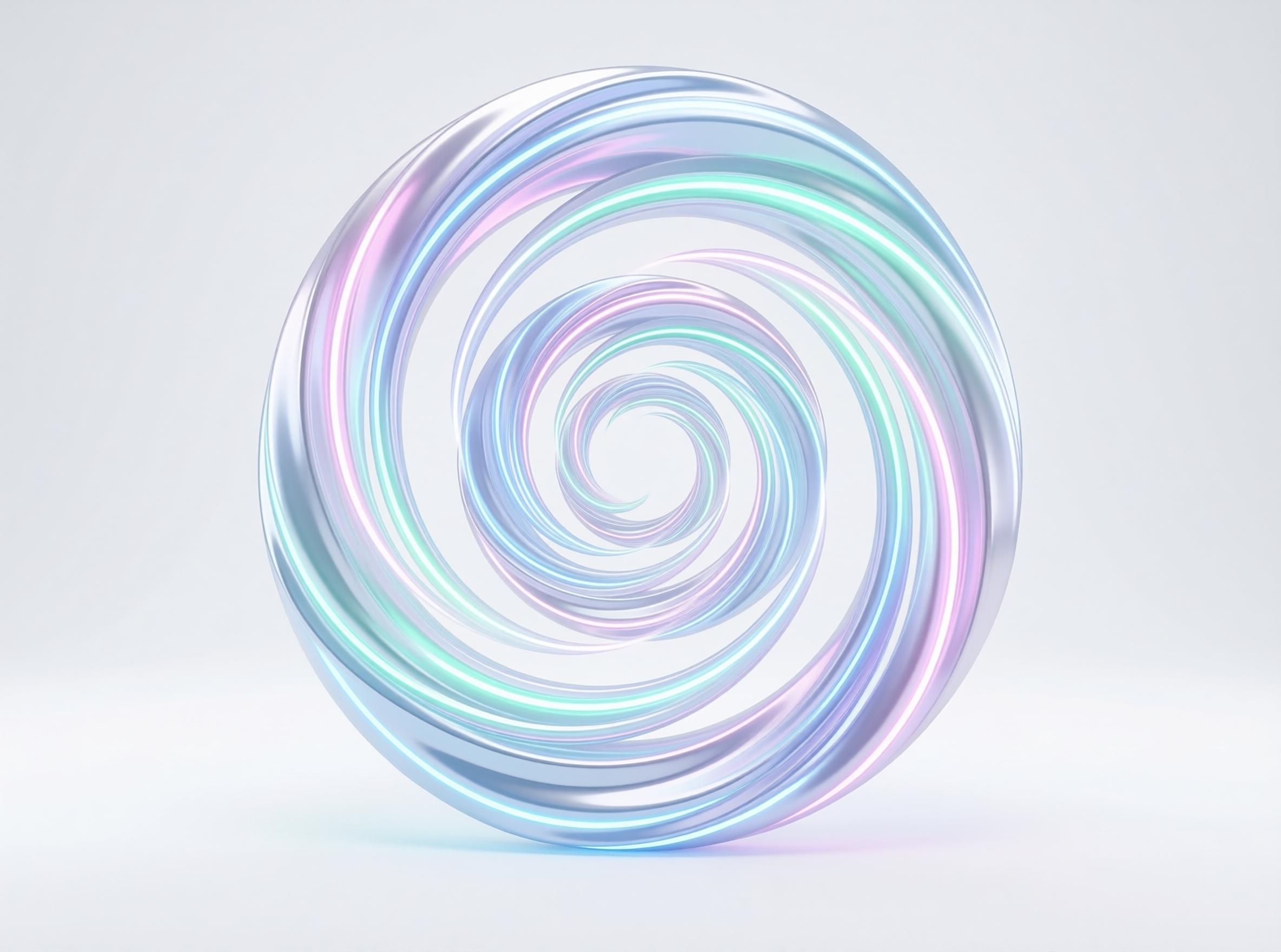 Iridescent Spiral Vortex