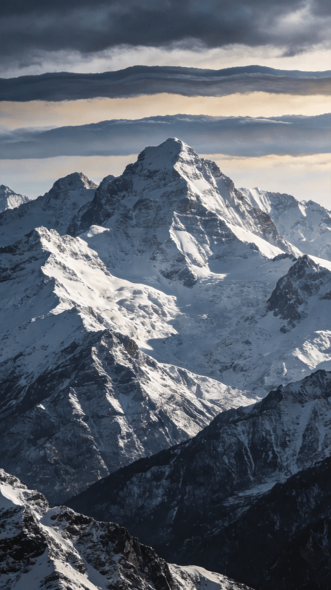 Majestic Mountain Range at Dawn