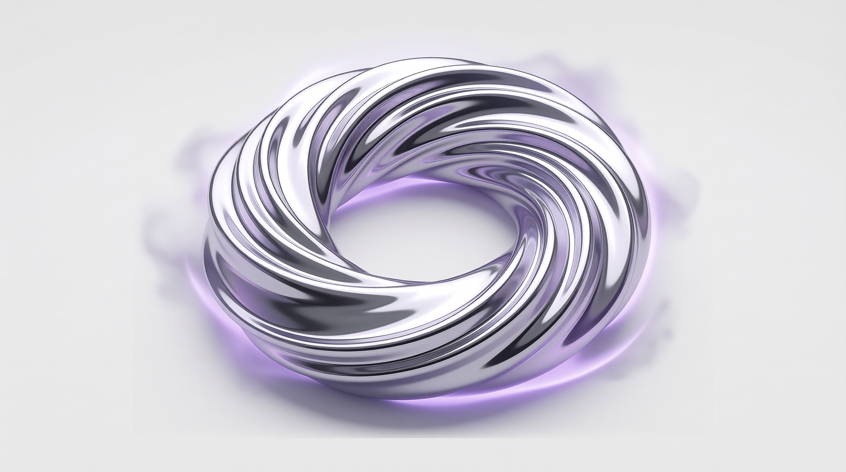 Metallic Twisted Ring