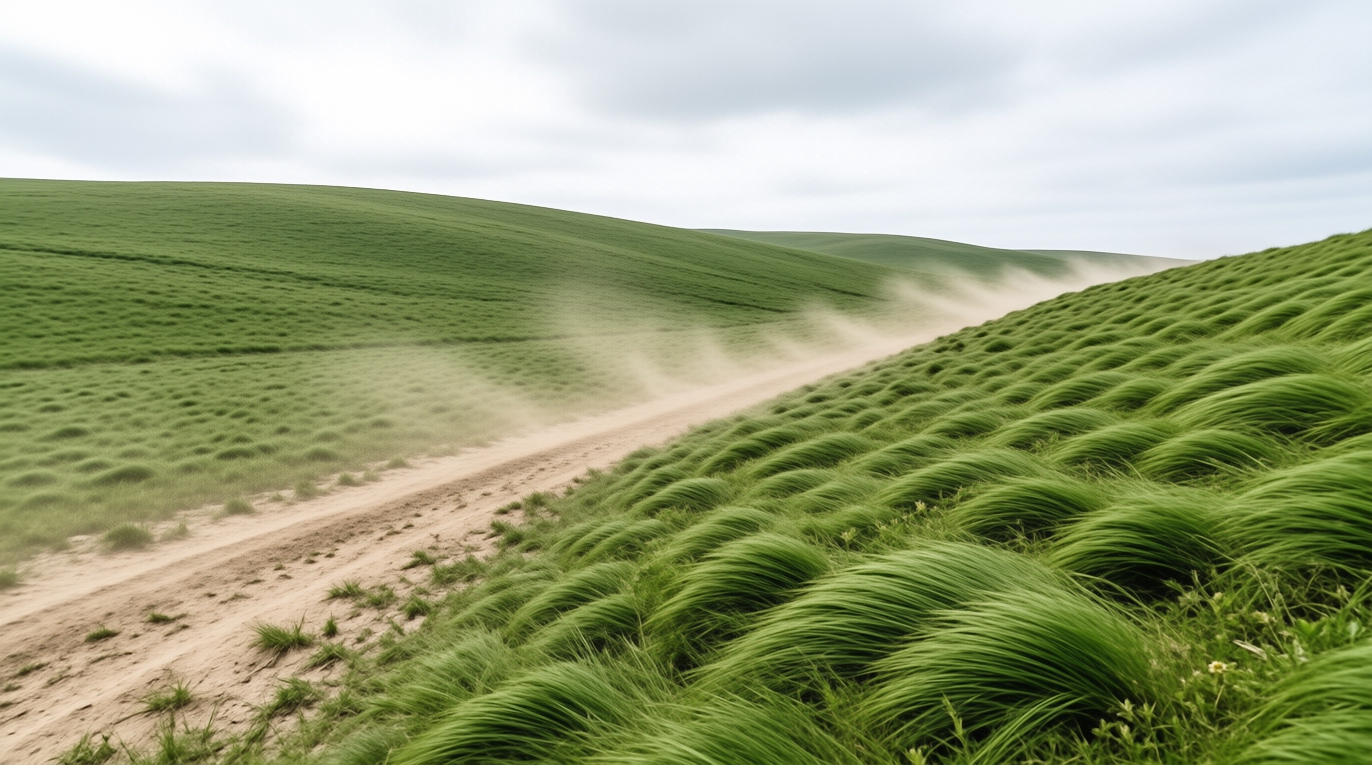 Dirt Road in Rolling Hills