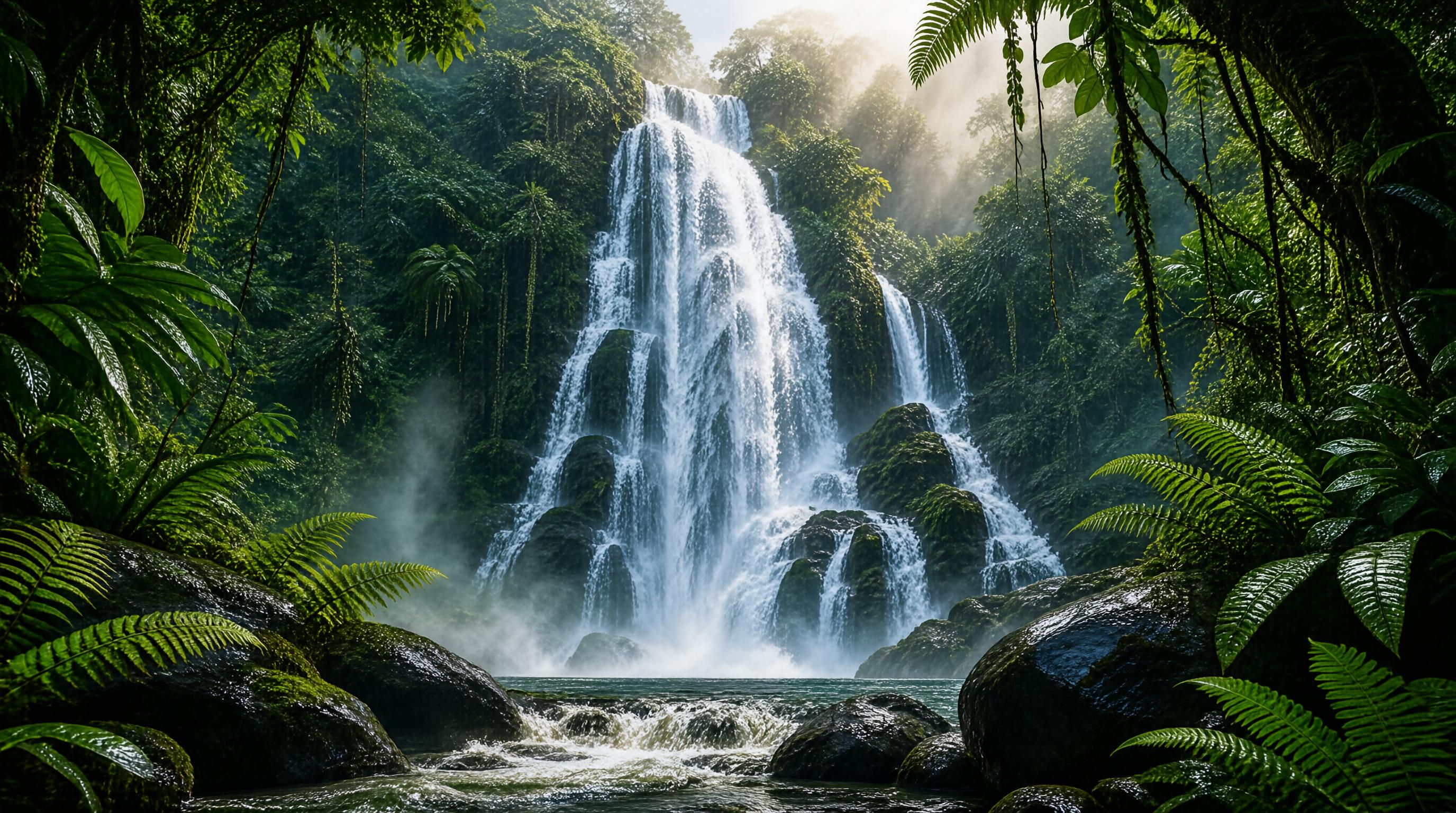 Misty Rainforest Falls