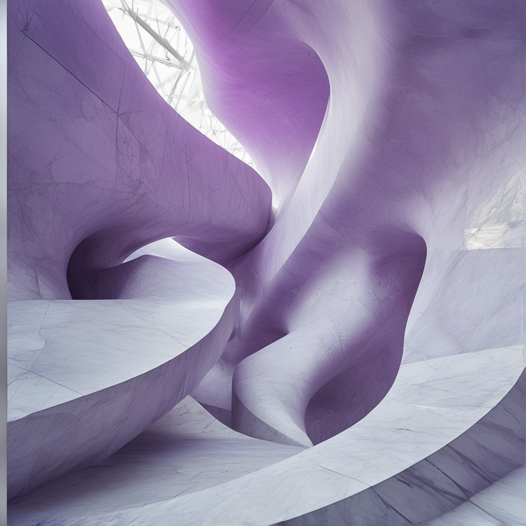 Curvilinear Purple Interior