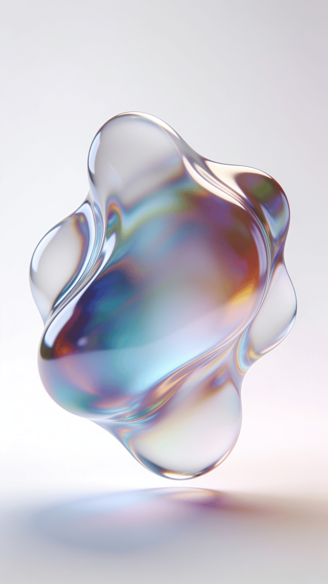 Iridescent Fluid Blob