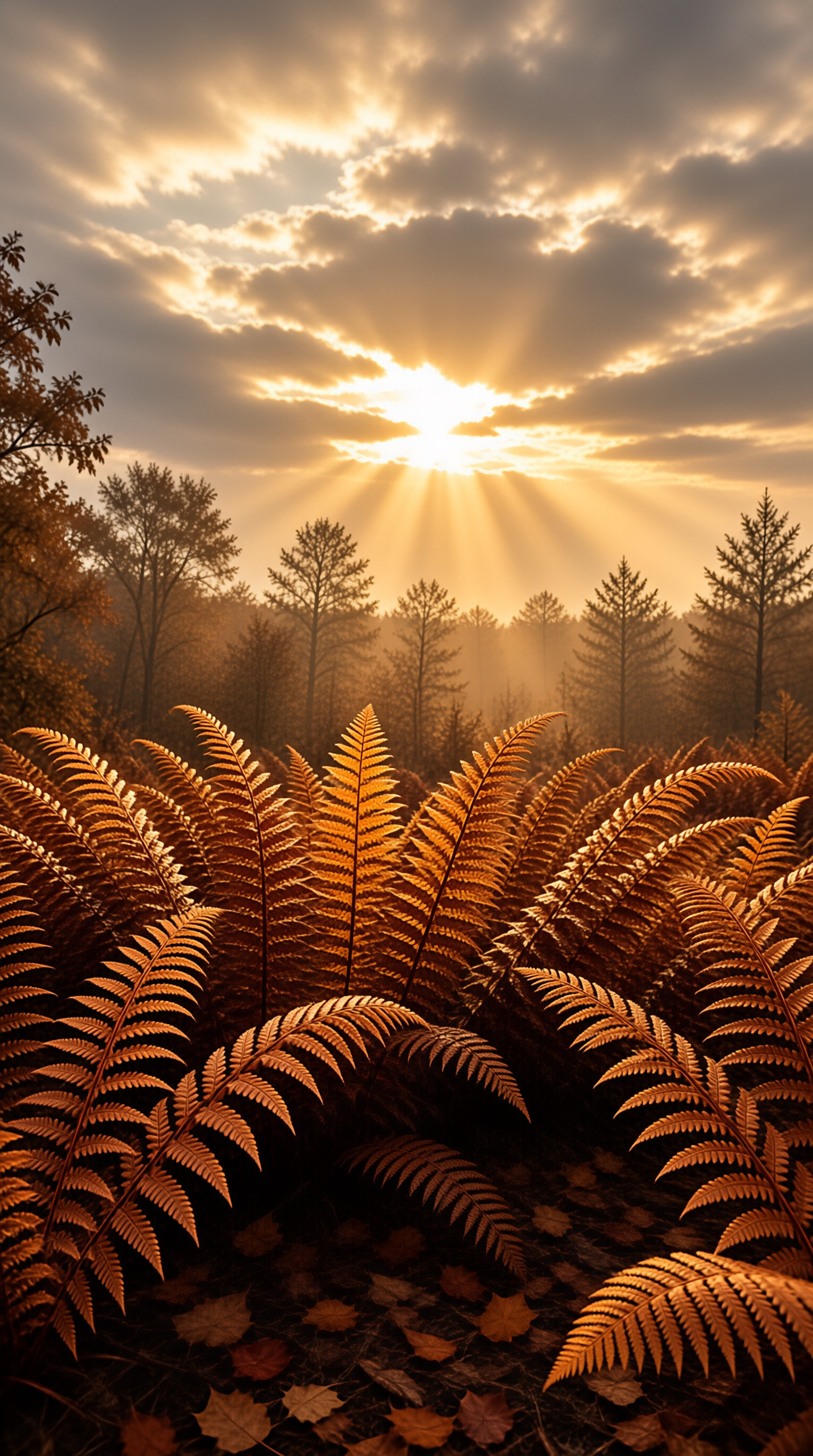 Golden Forest Sunbeams