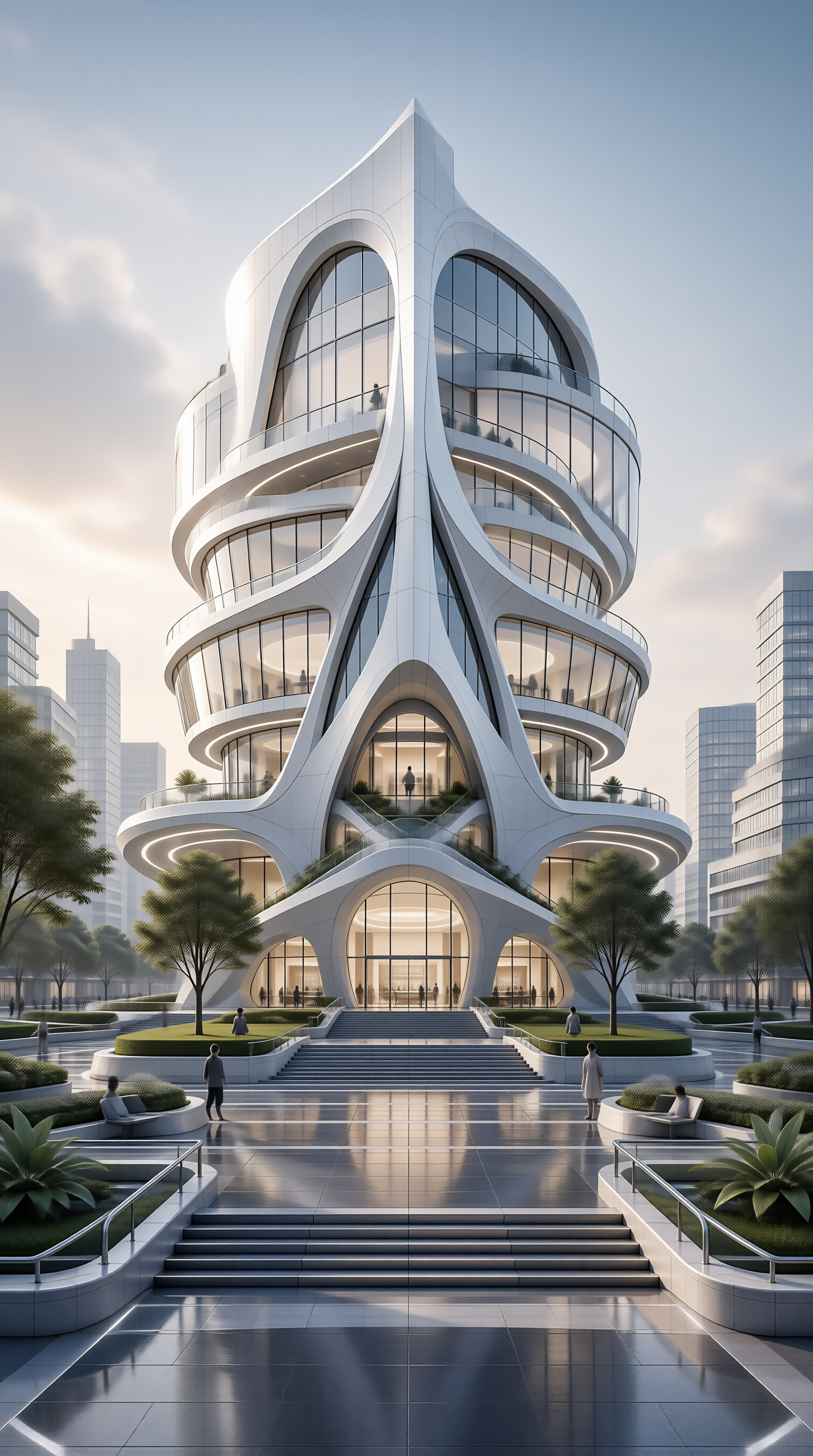 Futuristic Organic Skyscraper
