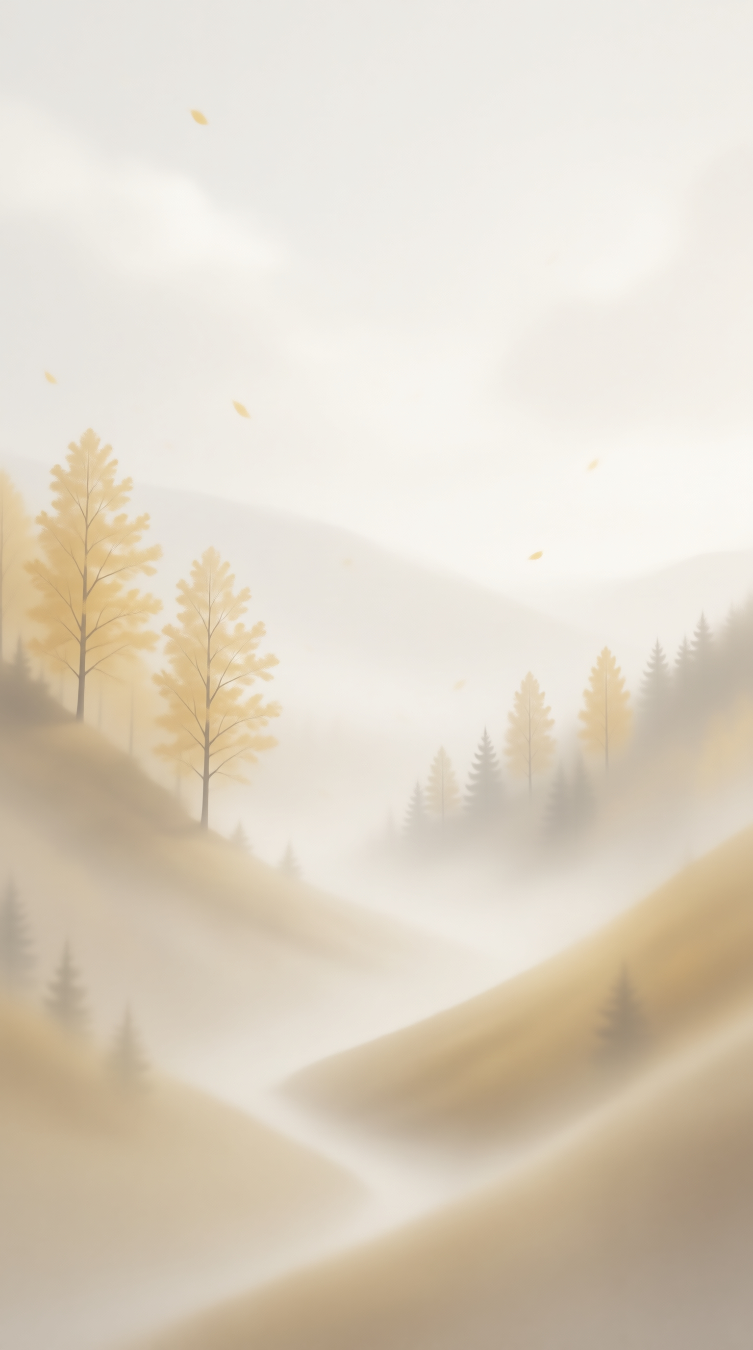 Autumn Misty Landscape