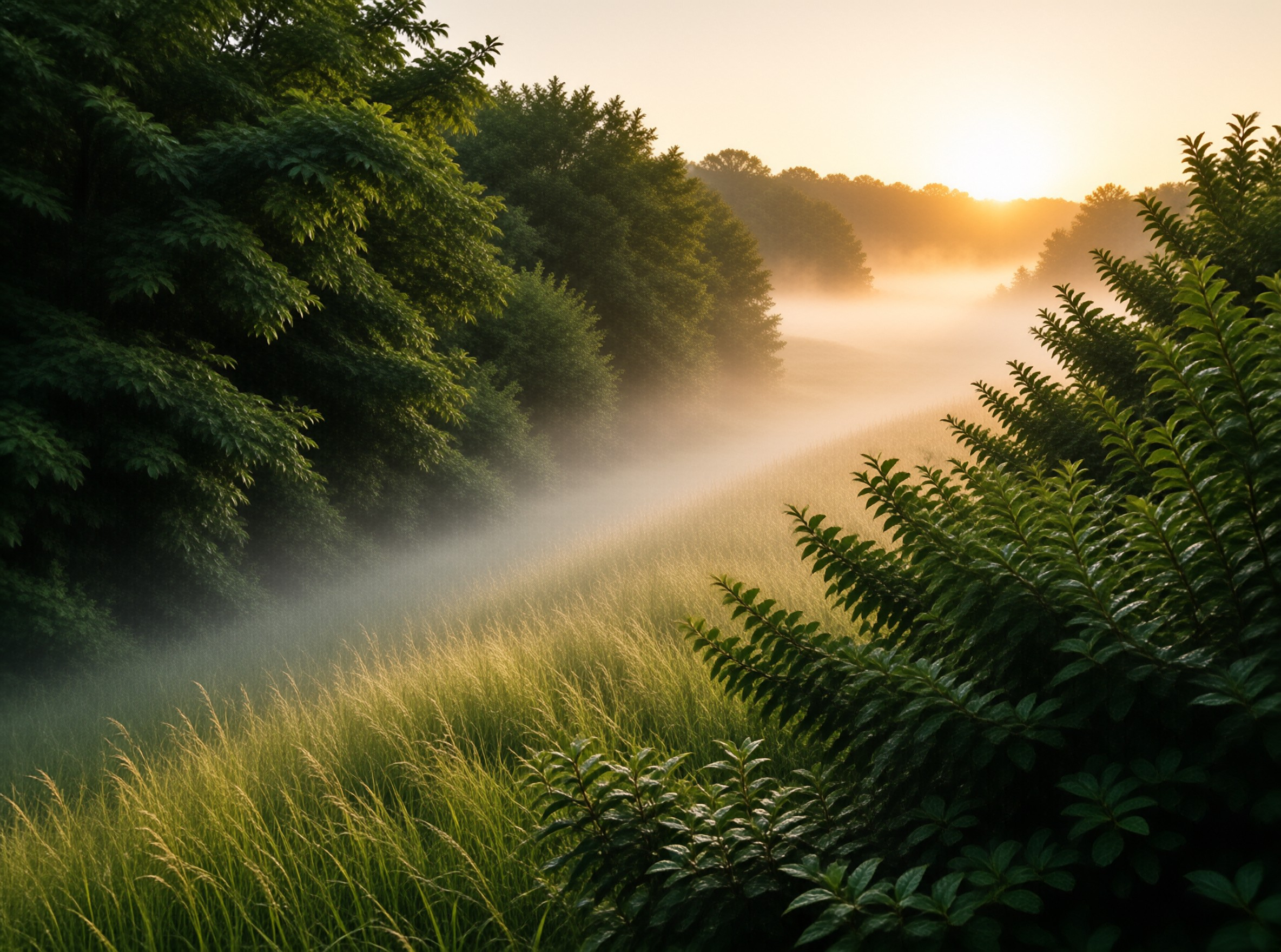 Misty Forest Morning