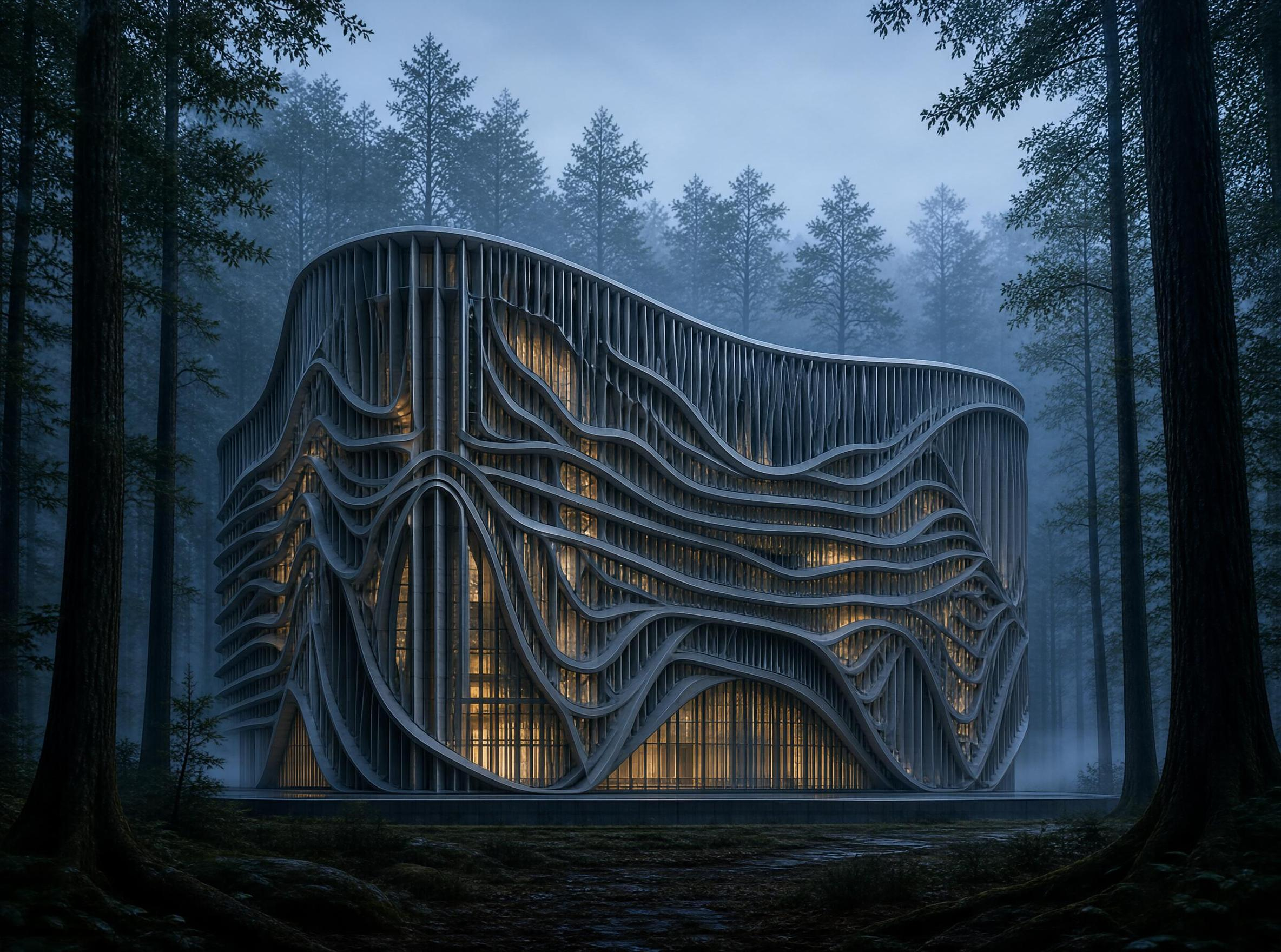 Modern Forest Building