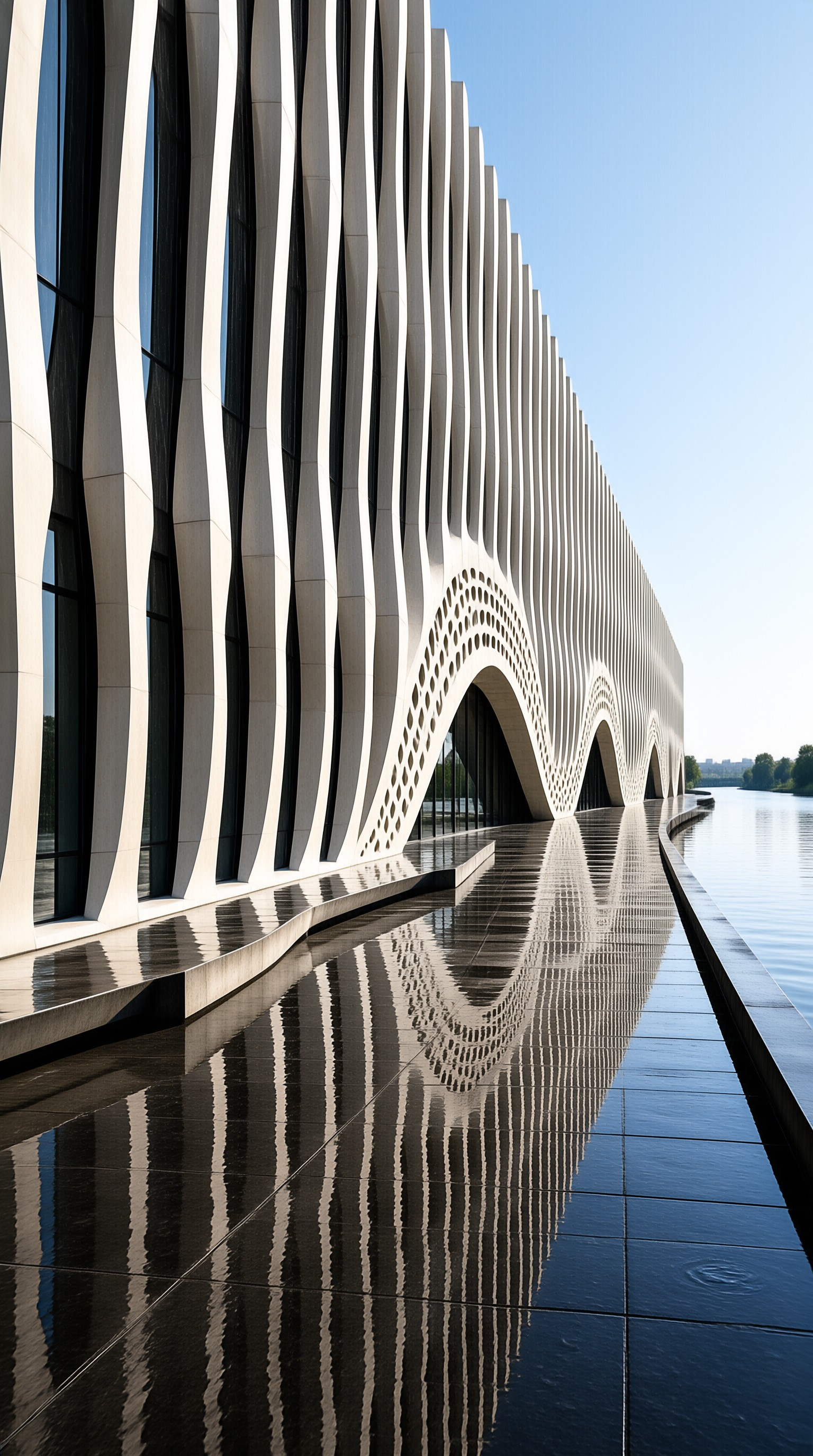 Wavy Architecture Reflection