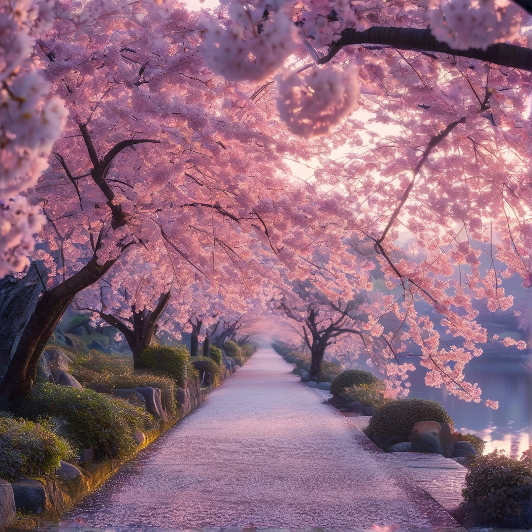 Cherry Blossom Path