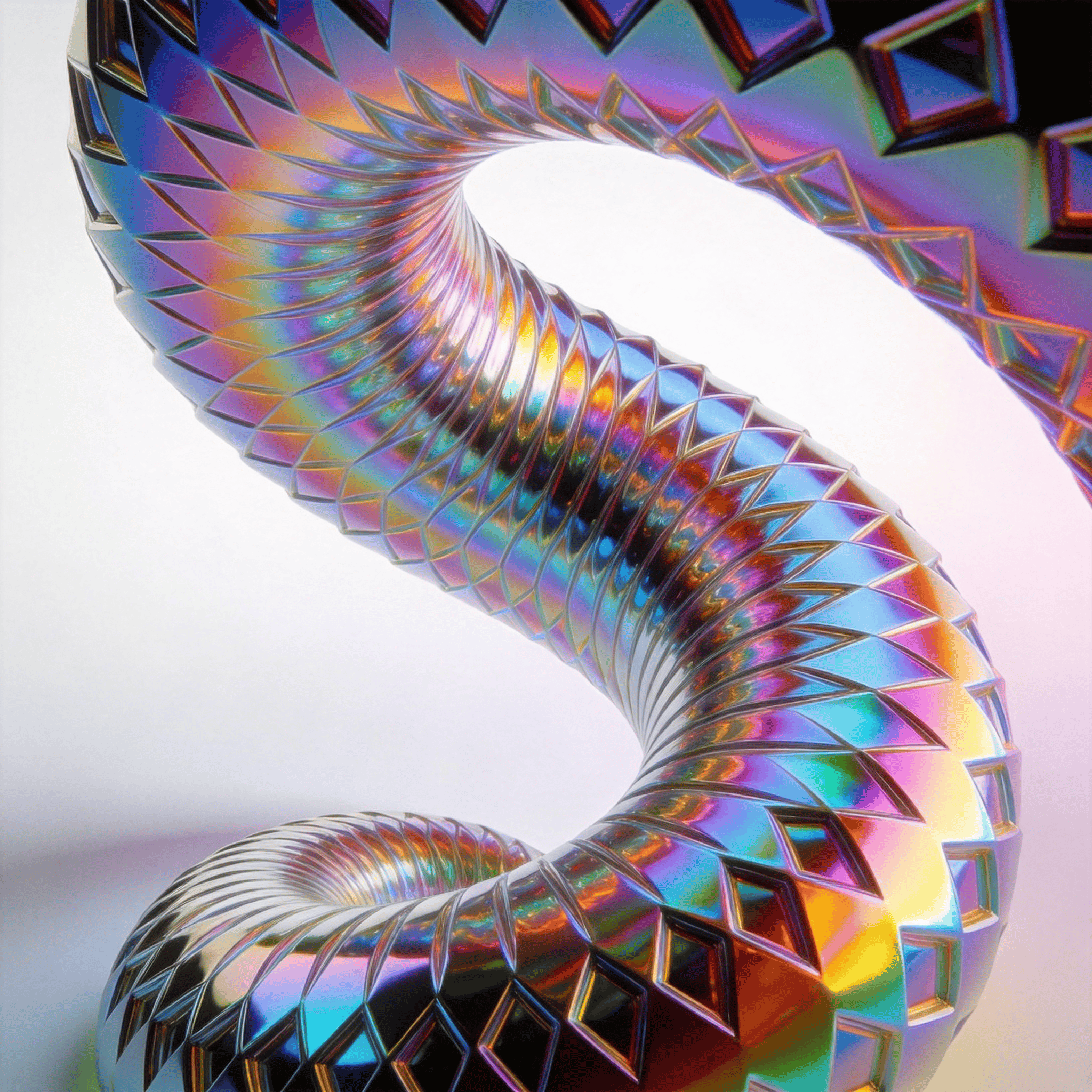 Iridescent Helix Study