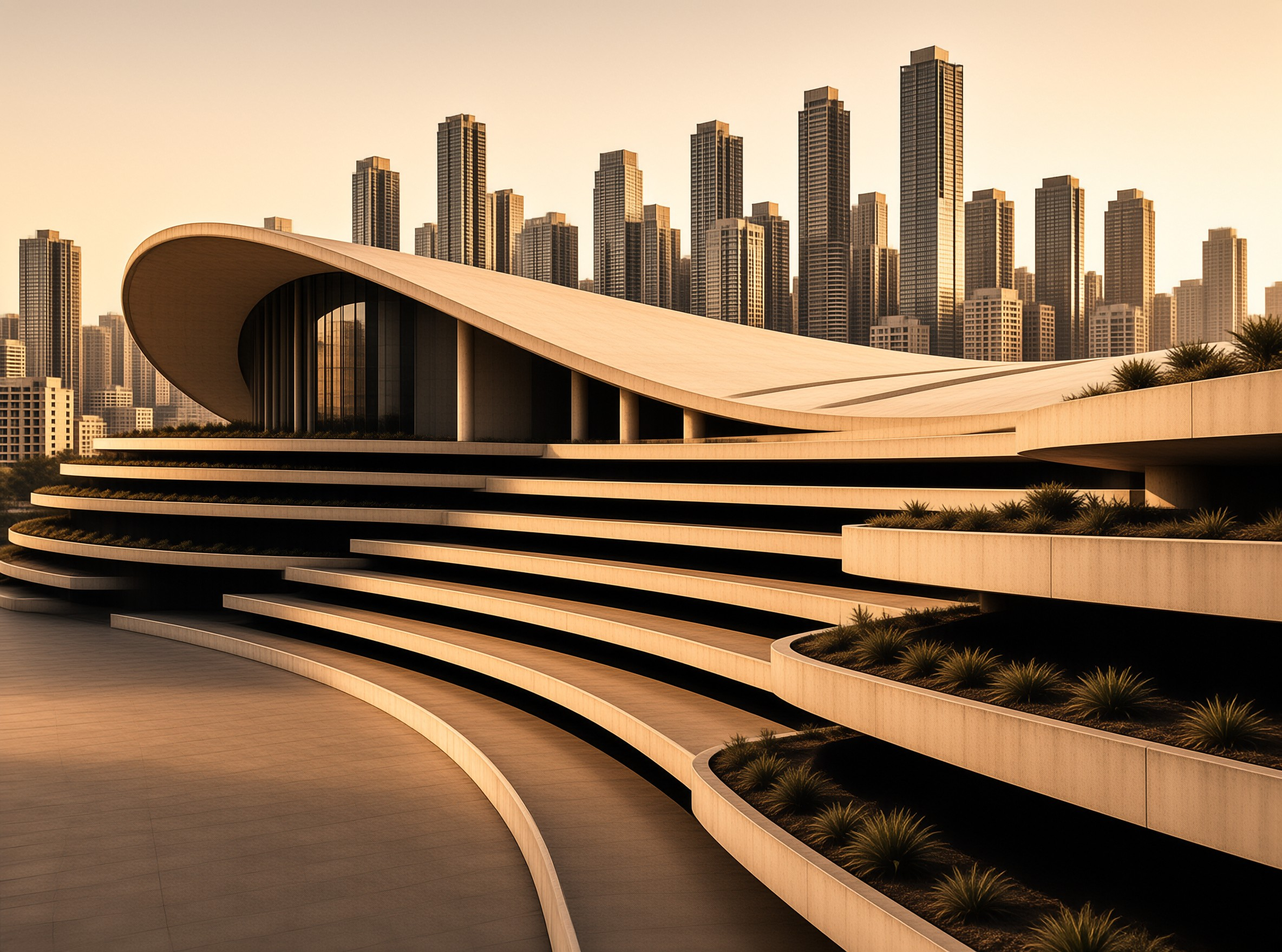 Modern Curved Architecture