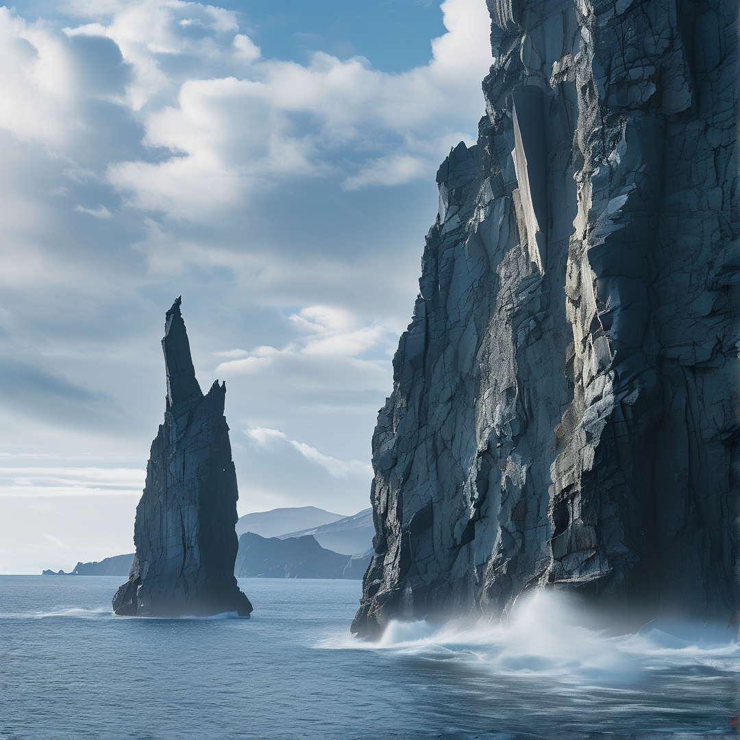 Dramatic Coastal Cliffs