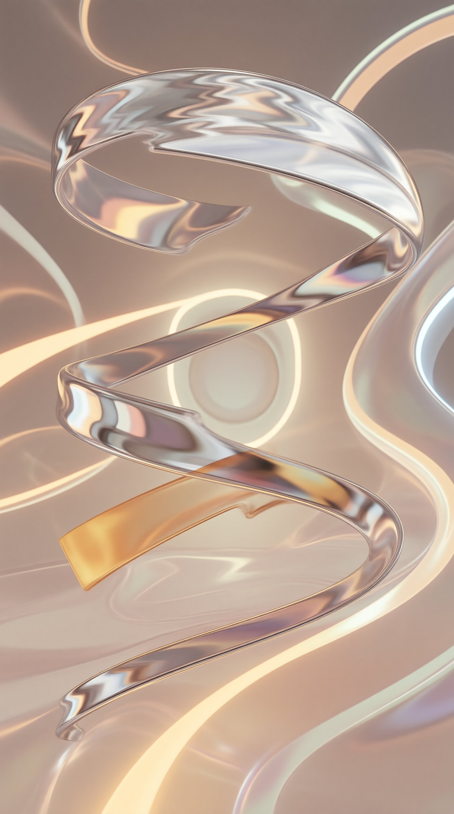 Chrome Ribbon — Iridescent Study