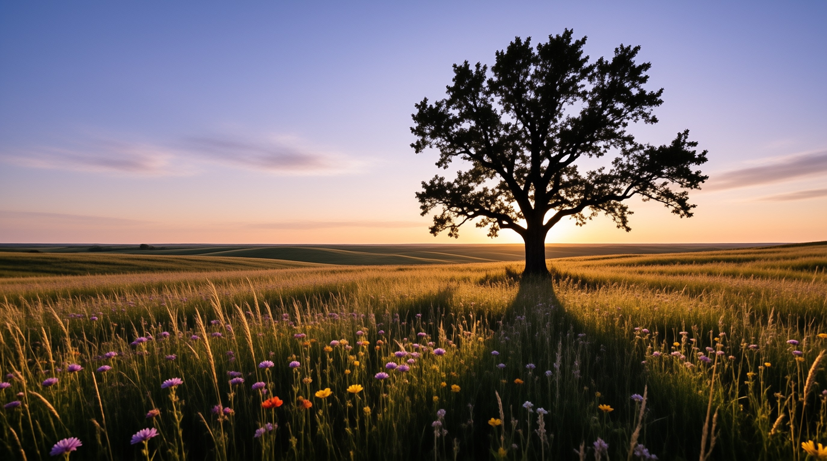 Lone Tree at Sunset