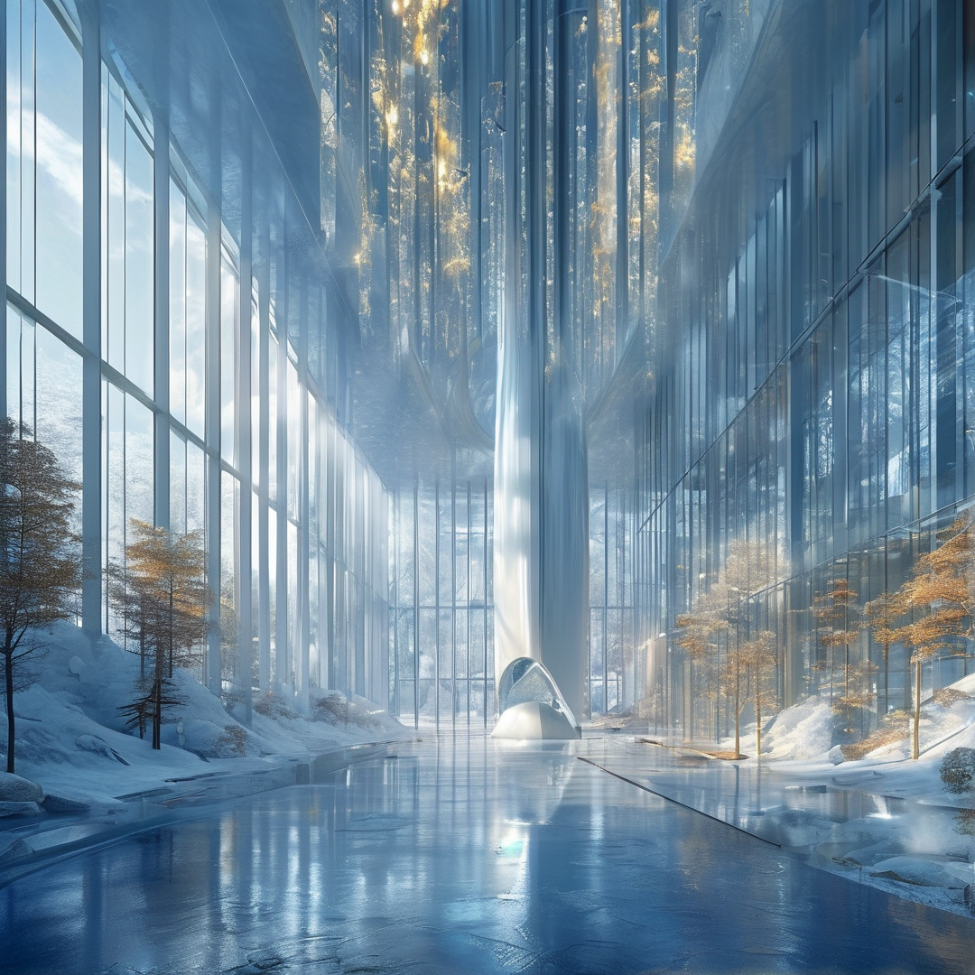 Futuristic Glass Architecture