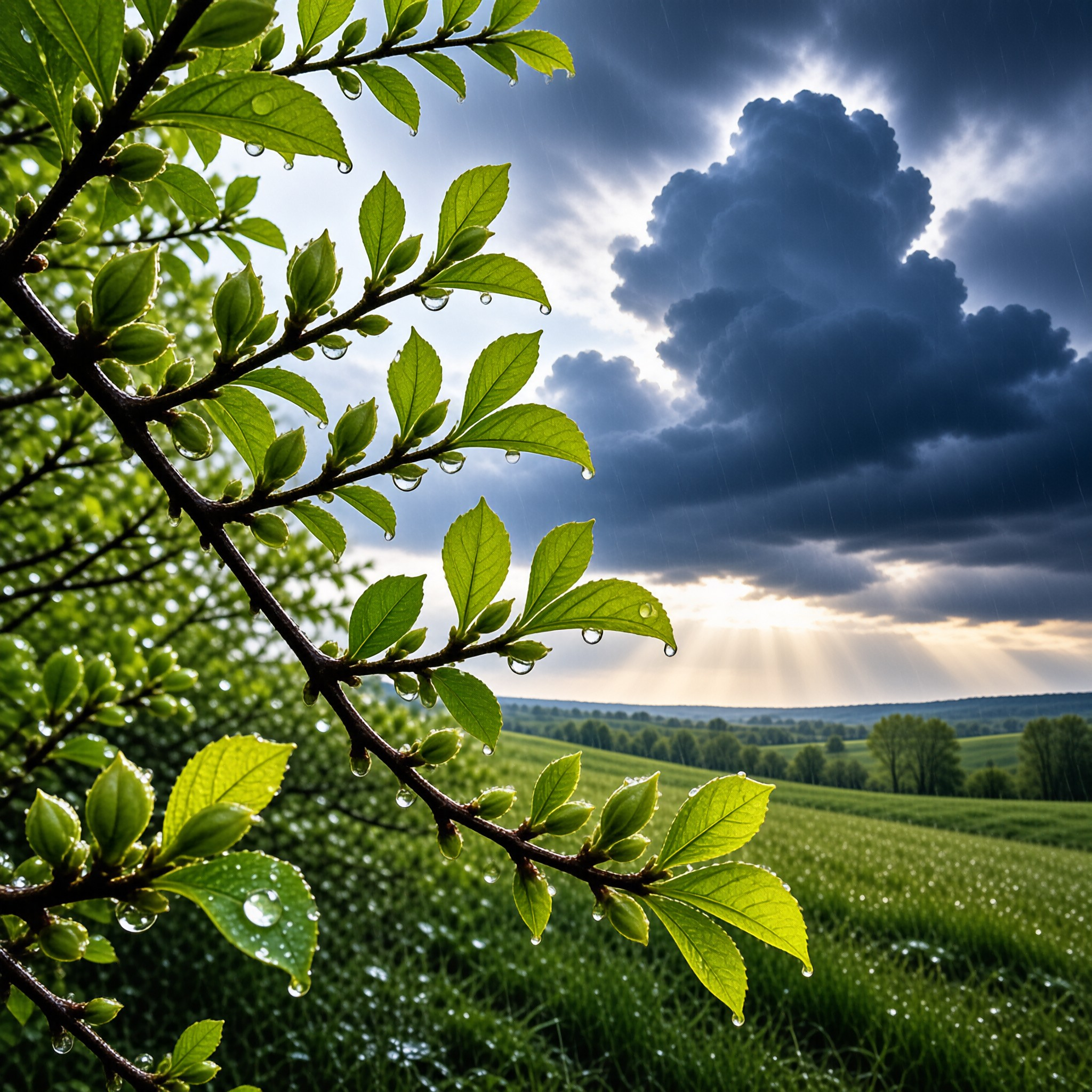 Sunny Break Through Storm