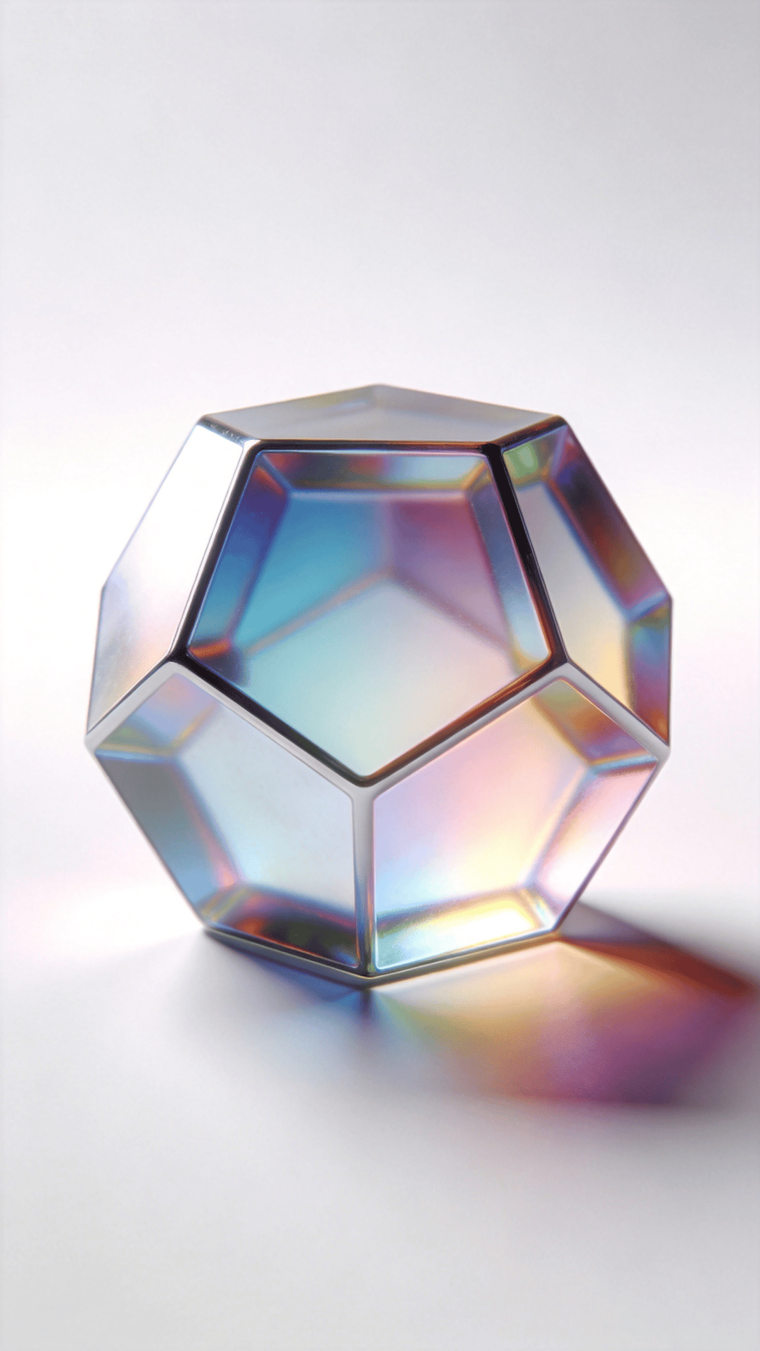 Iridescent Dodecahedron Study