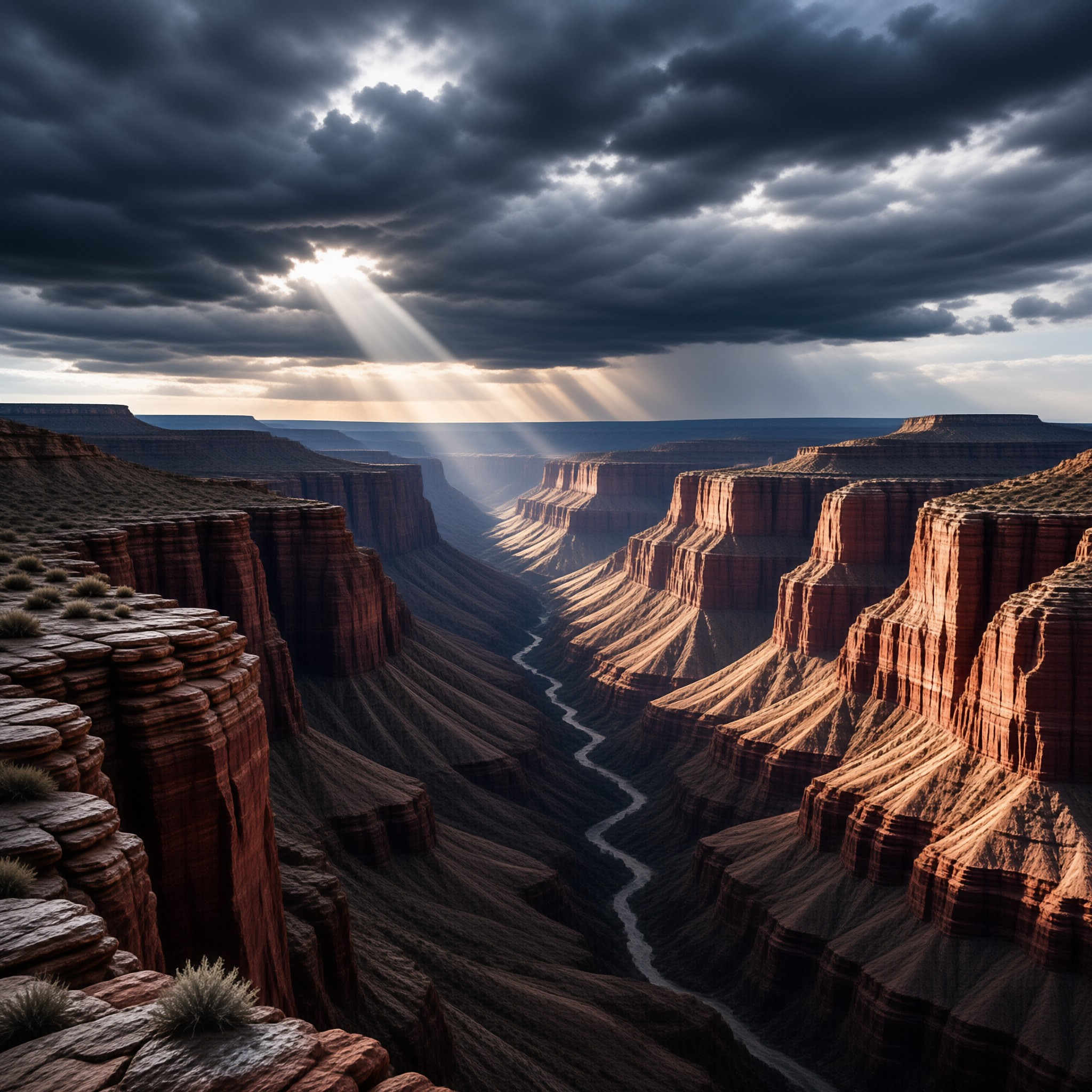 Canyon God Rays
