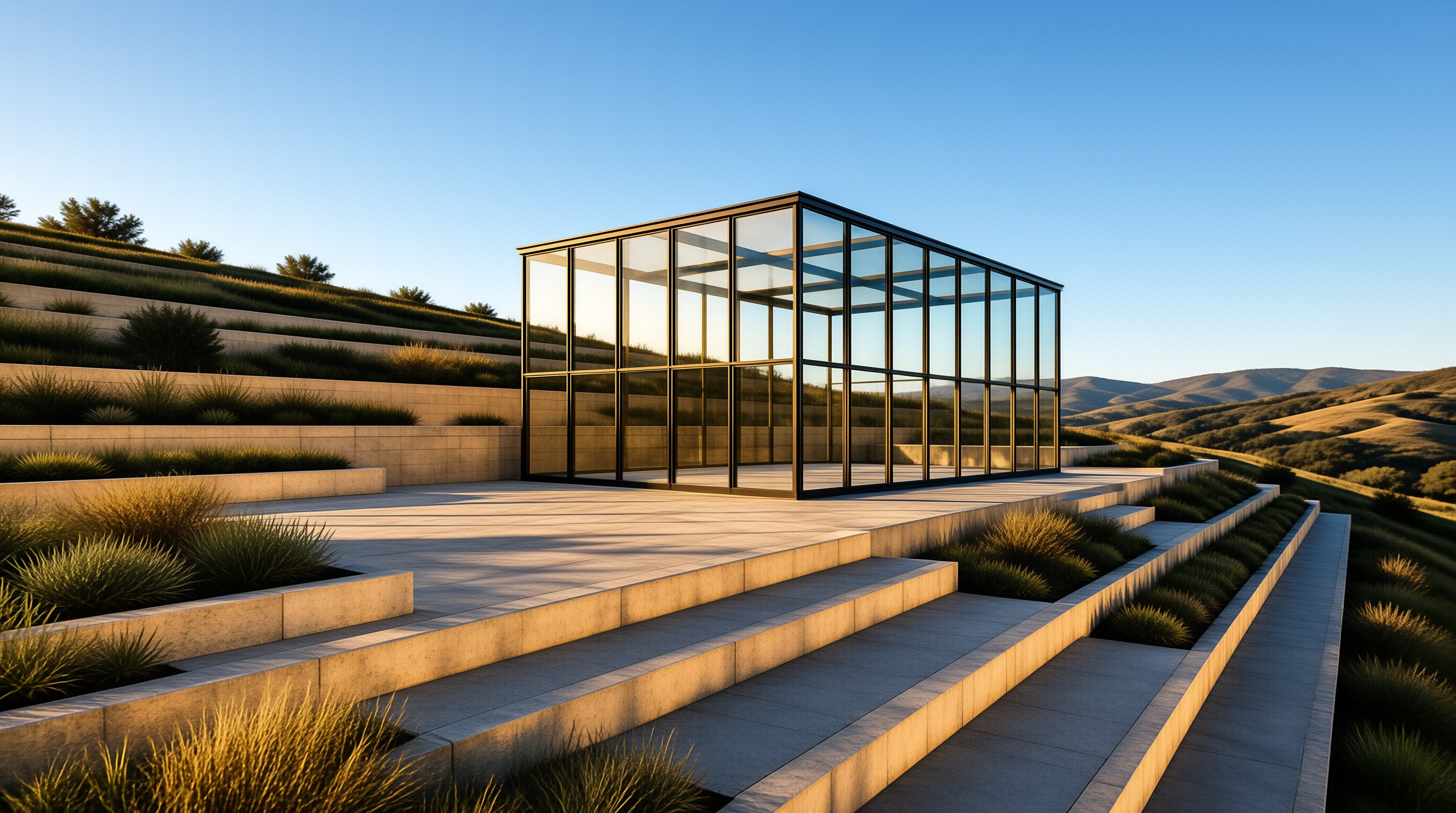 Modern Glass Pavilion
