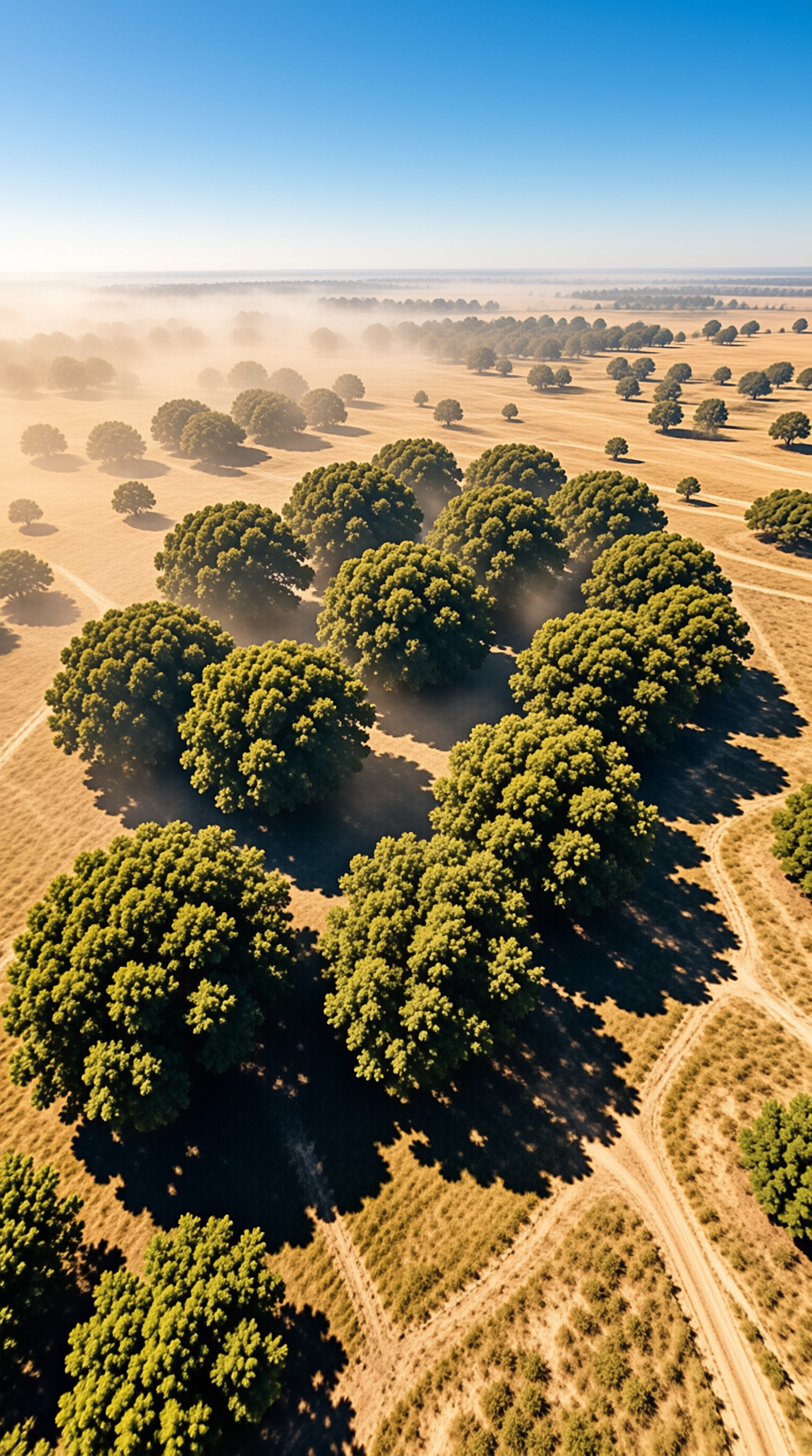 Misty Savanna Morning