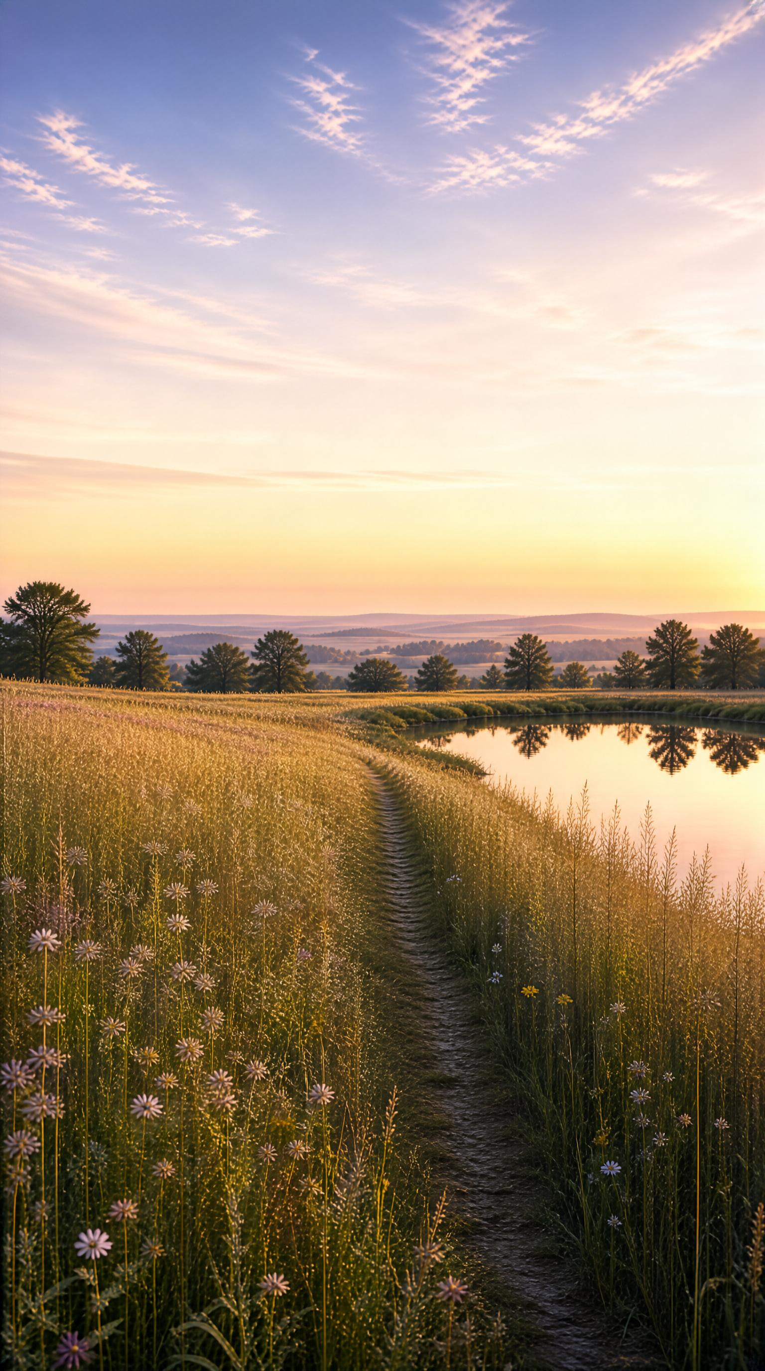 Sunrise Field Path