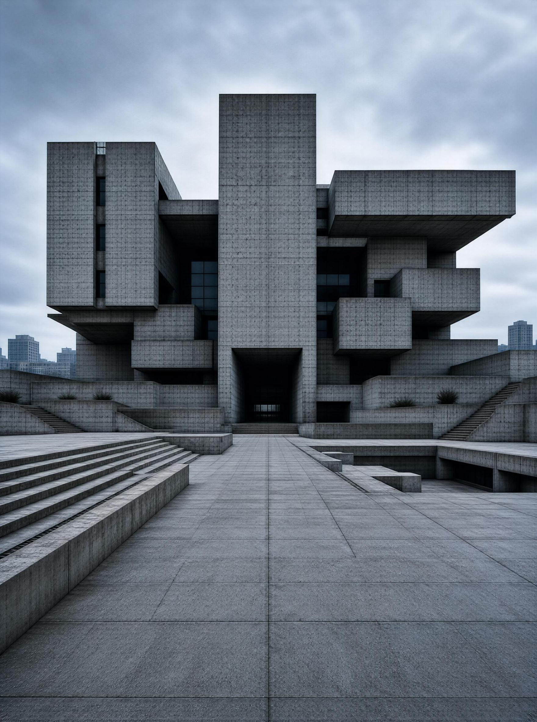 Modern Concrete Building