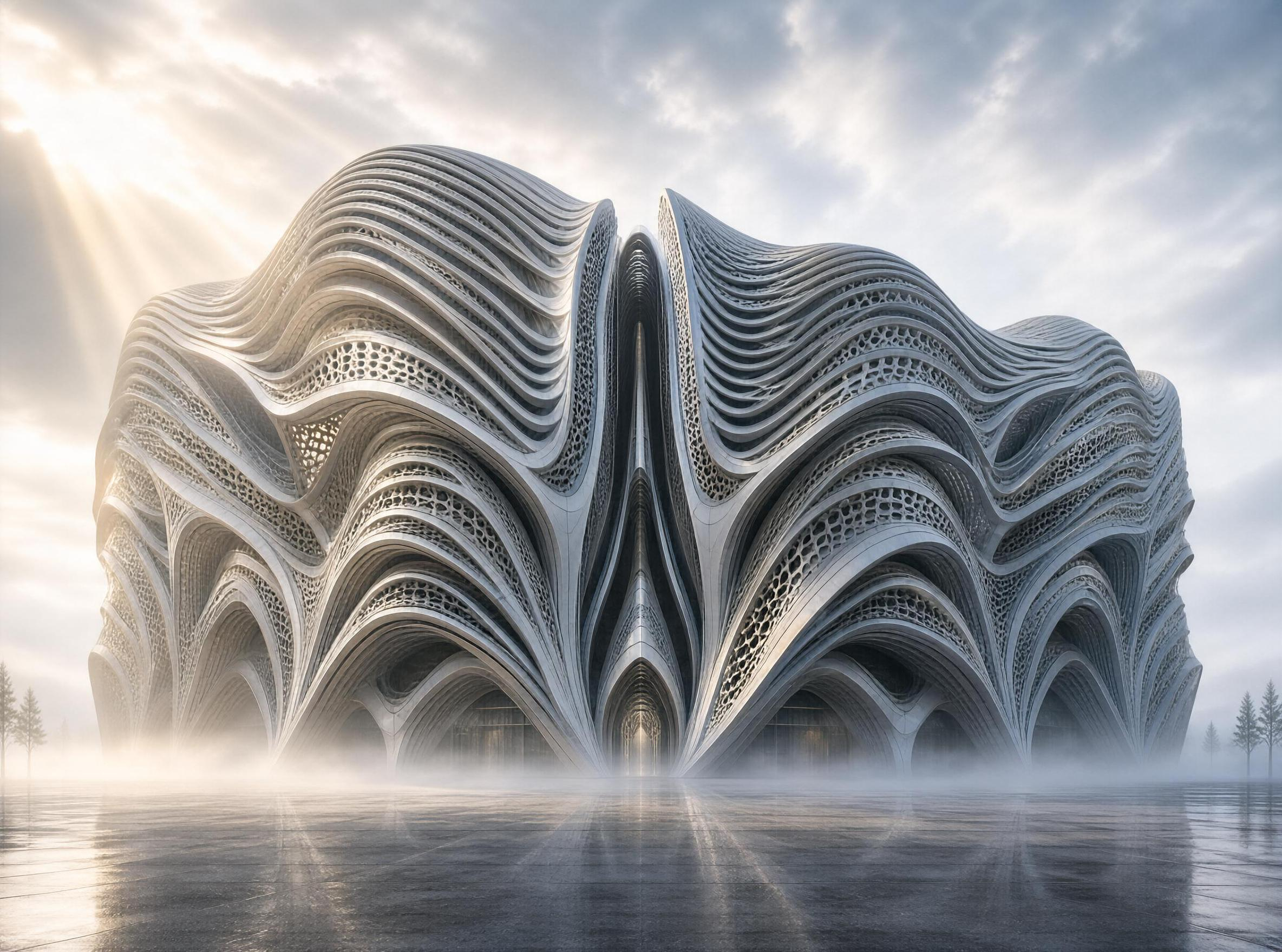Futuristic Parametric Building