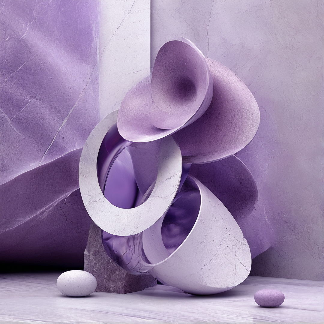 Abstract Purple Shapes
