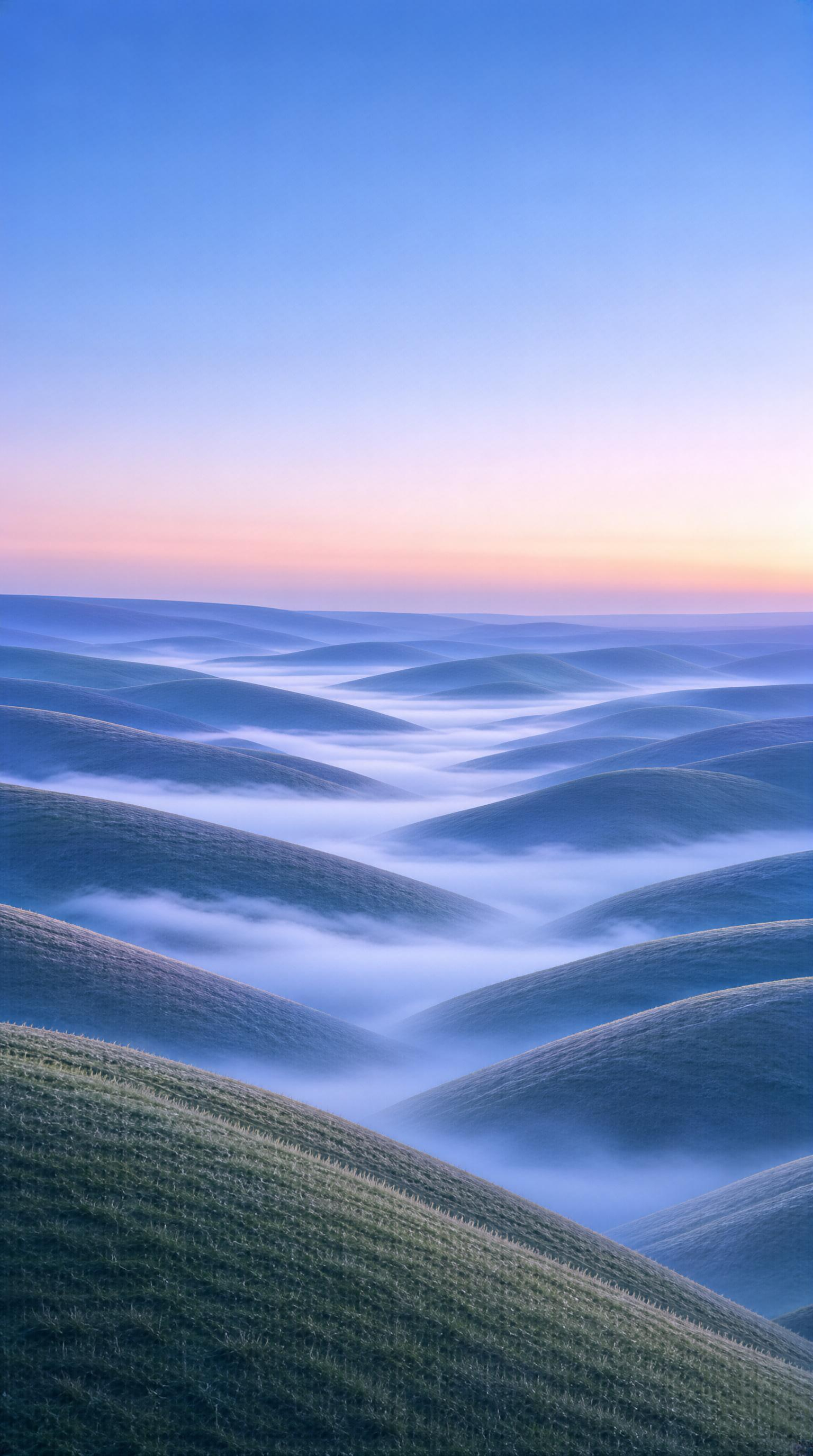 Misty Hills at Dawn