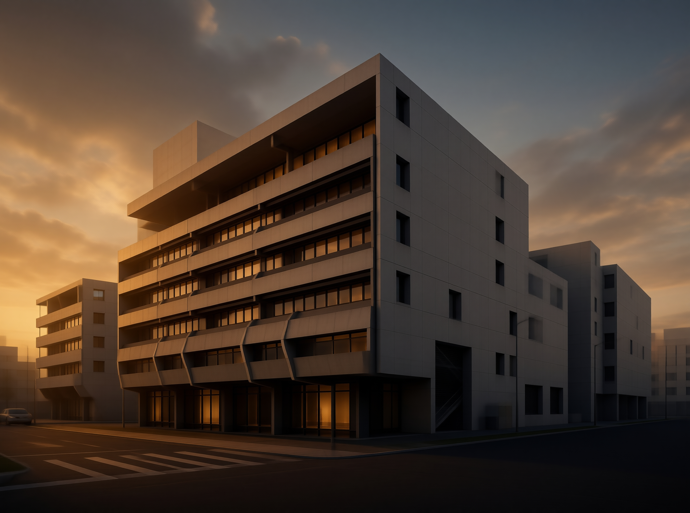 Modern Architecture Dusk