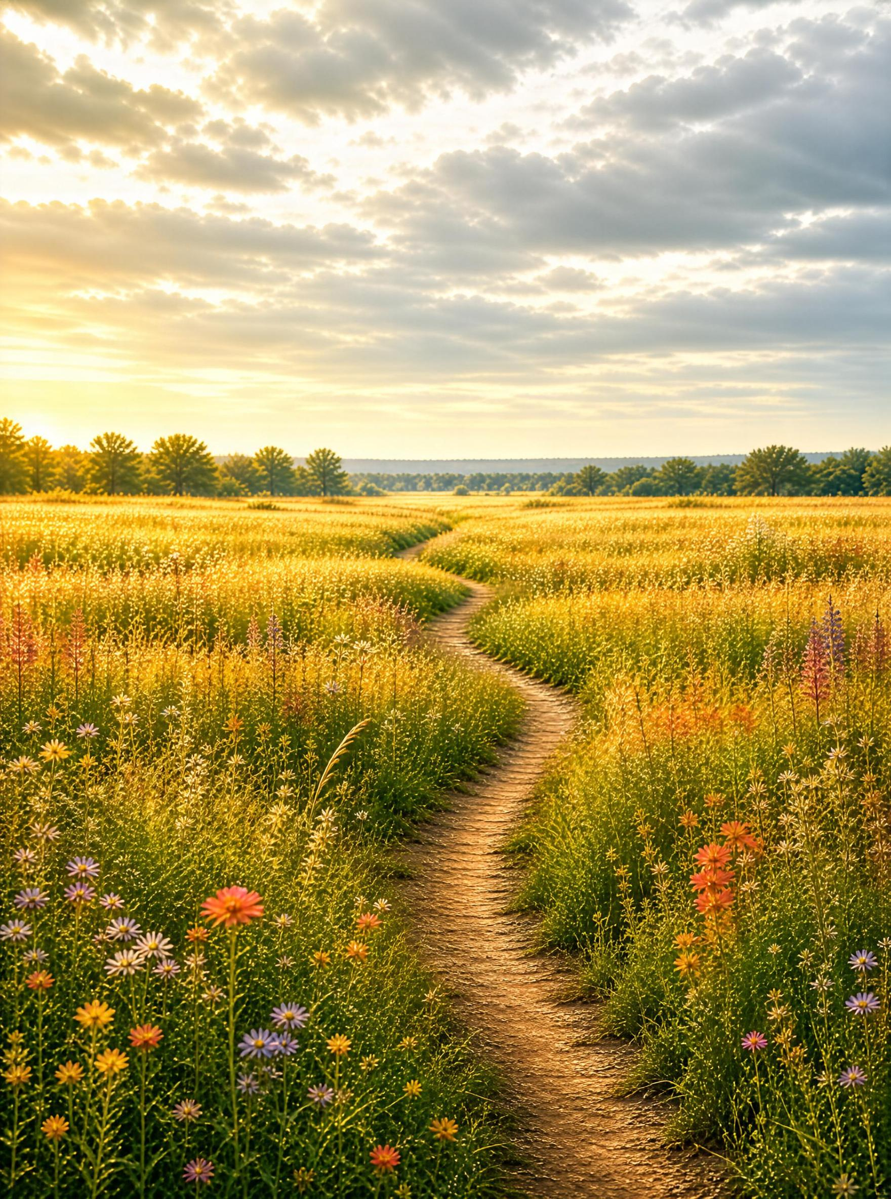 Path Through Wildflowers