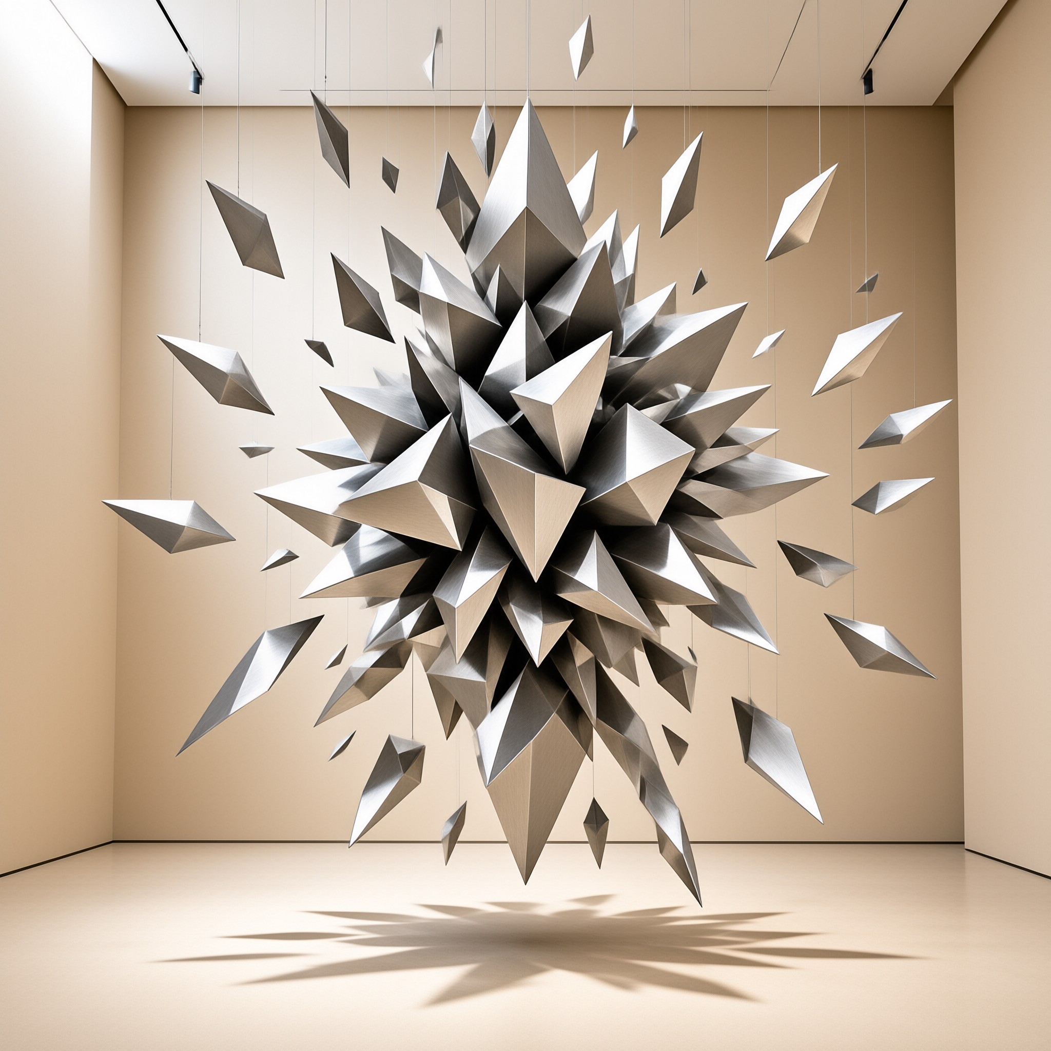 Suspended Metal Sculpture
