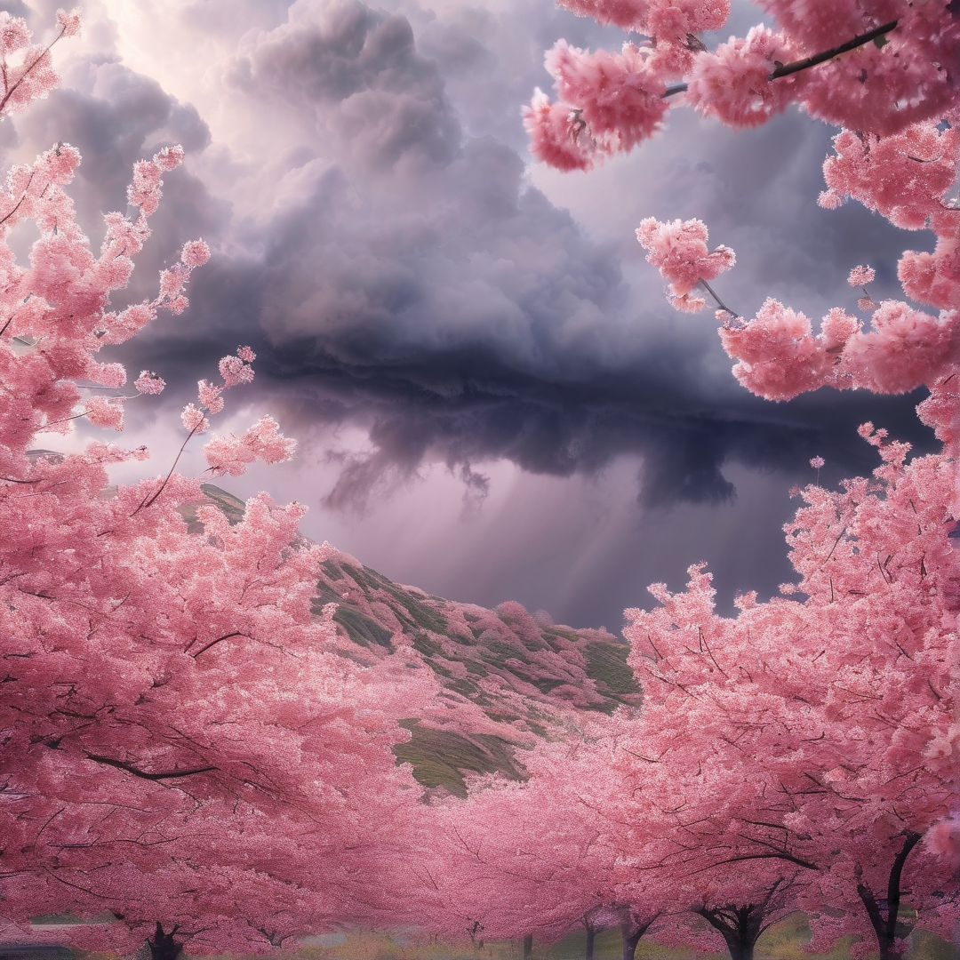 Dreamy Cherry Blossom View