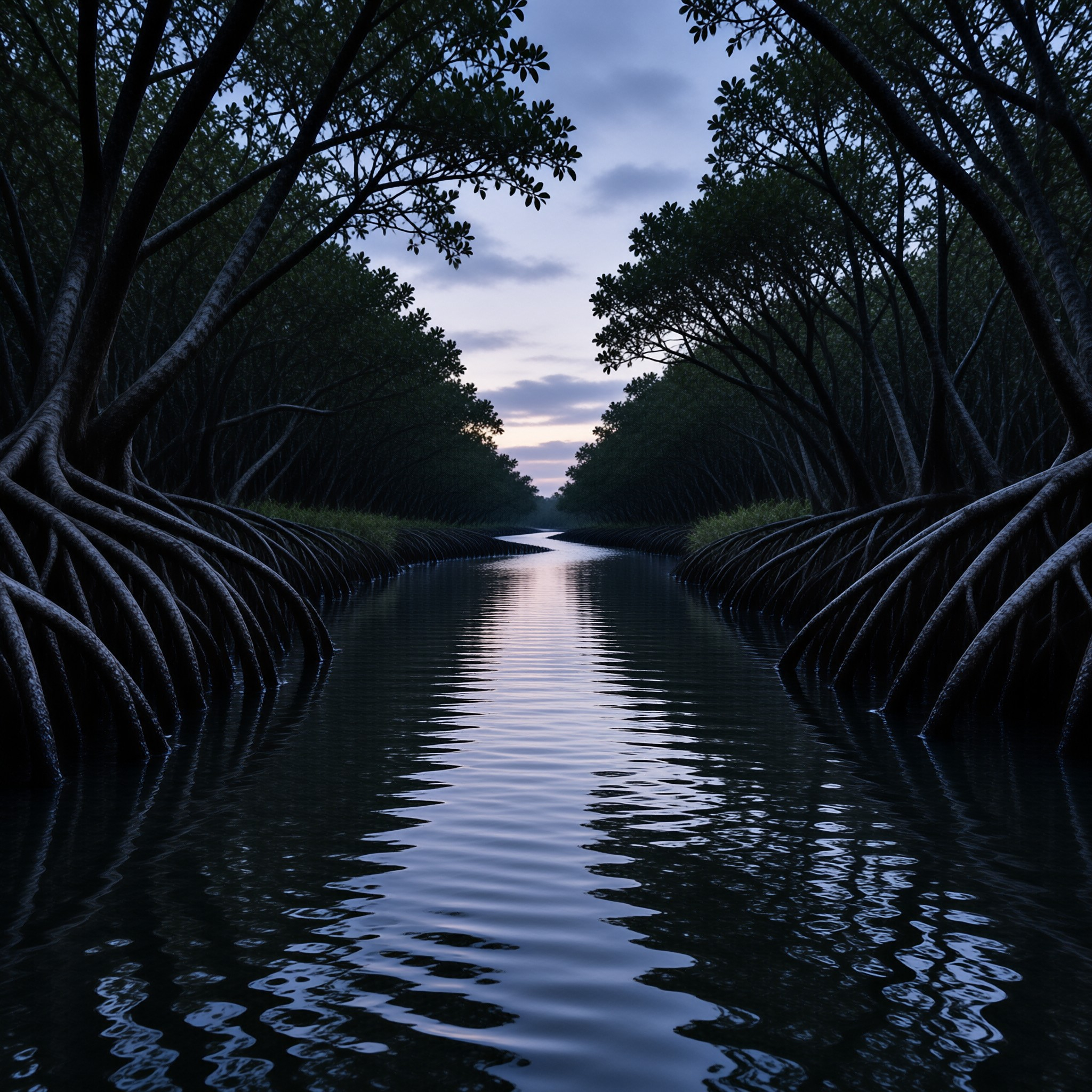 Mangrove Channel Landscape