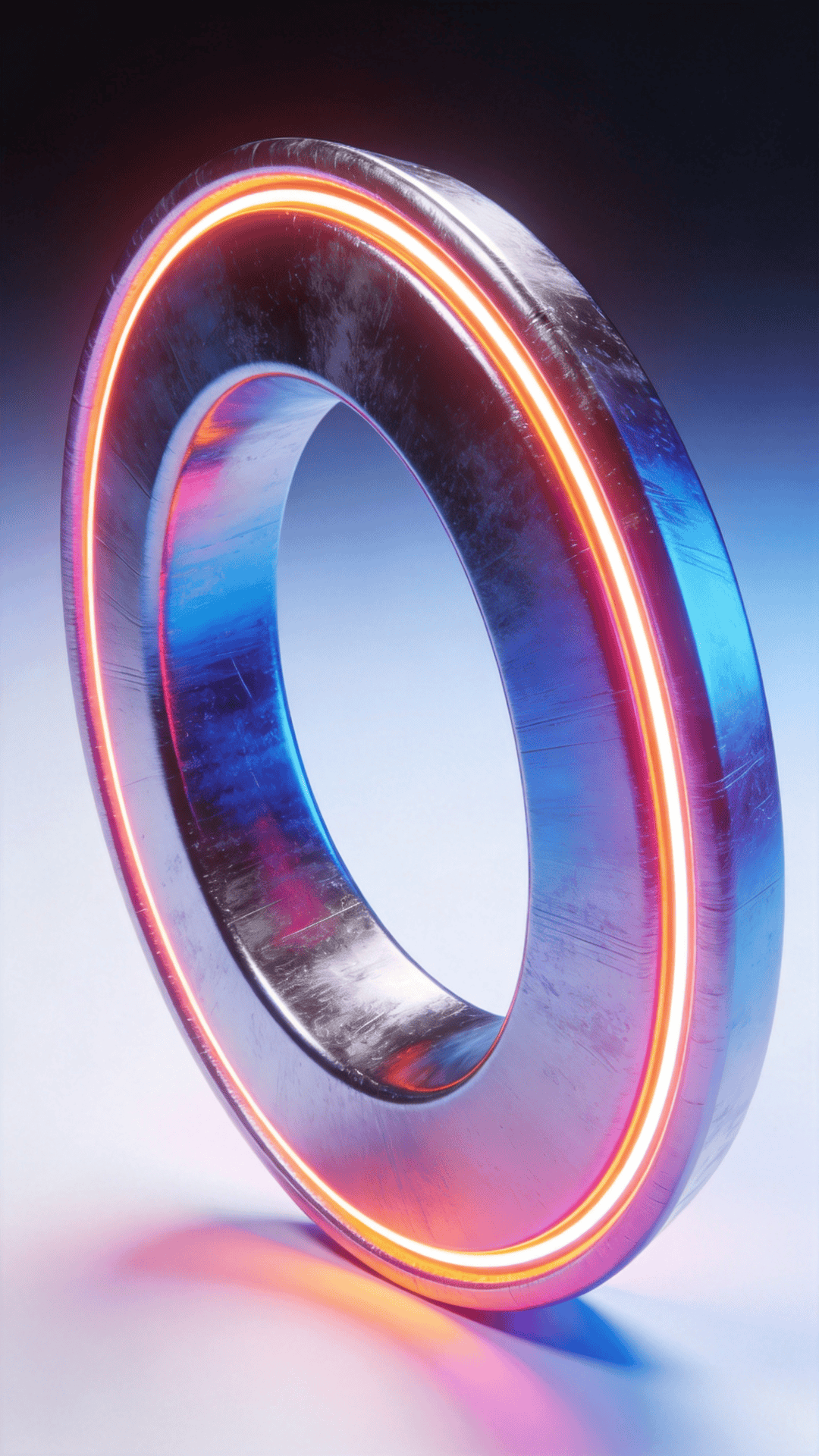 Neon Mobius Strip Study