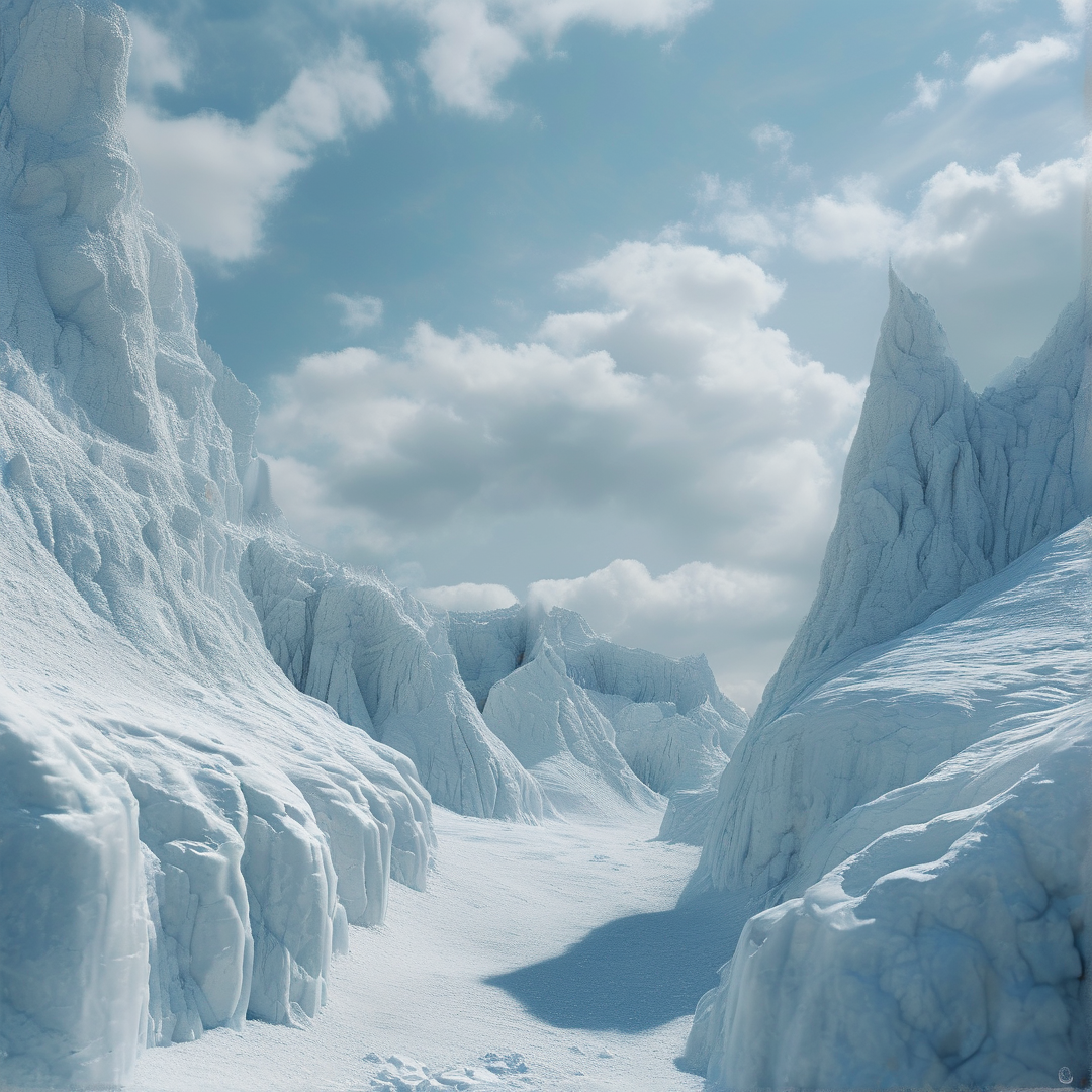 Snowy Mountain Valley