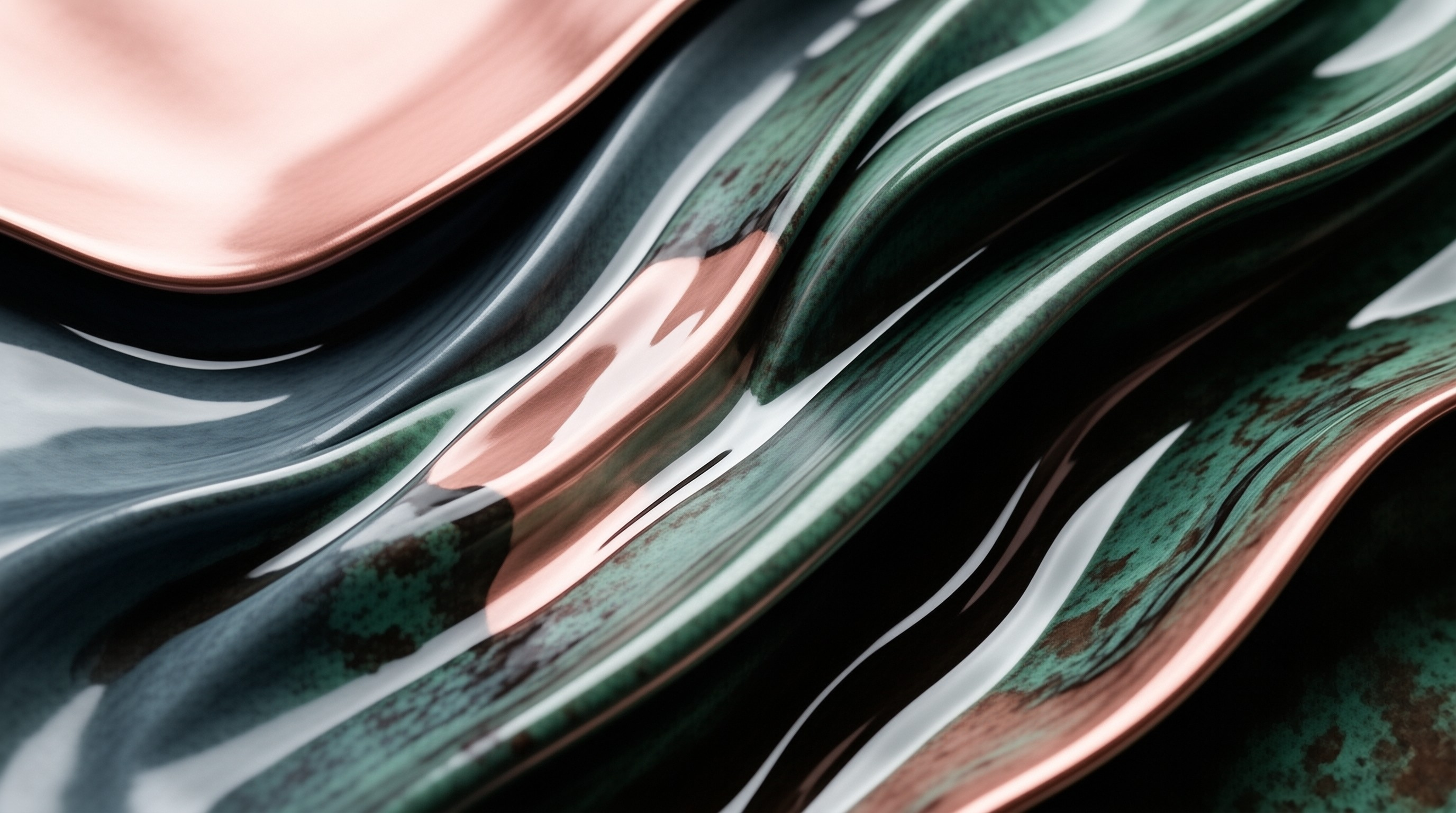 Abstract Metallic Waves