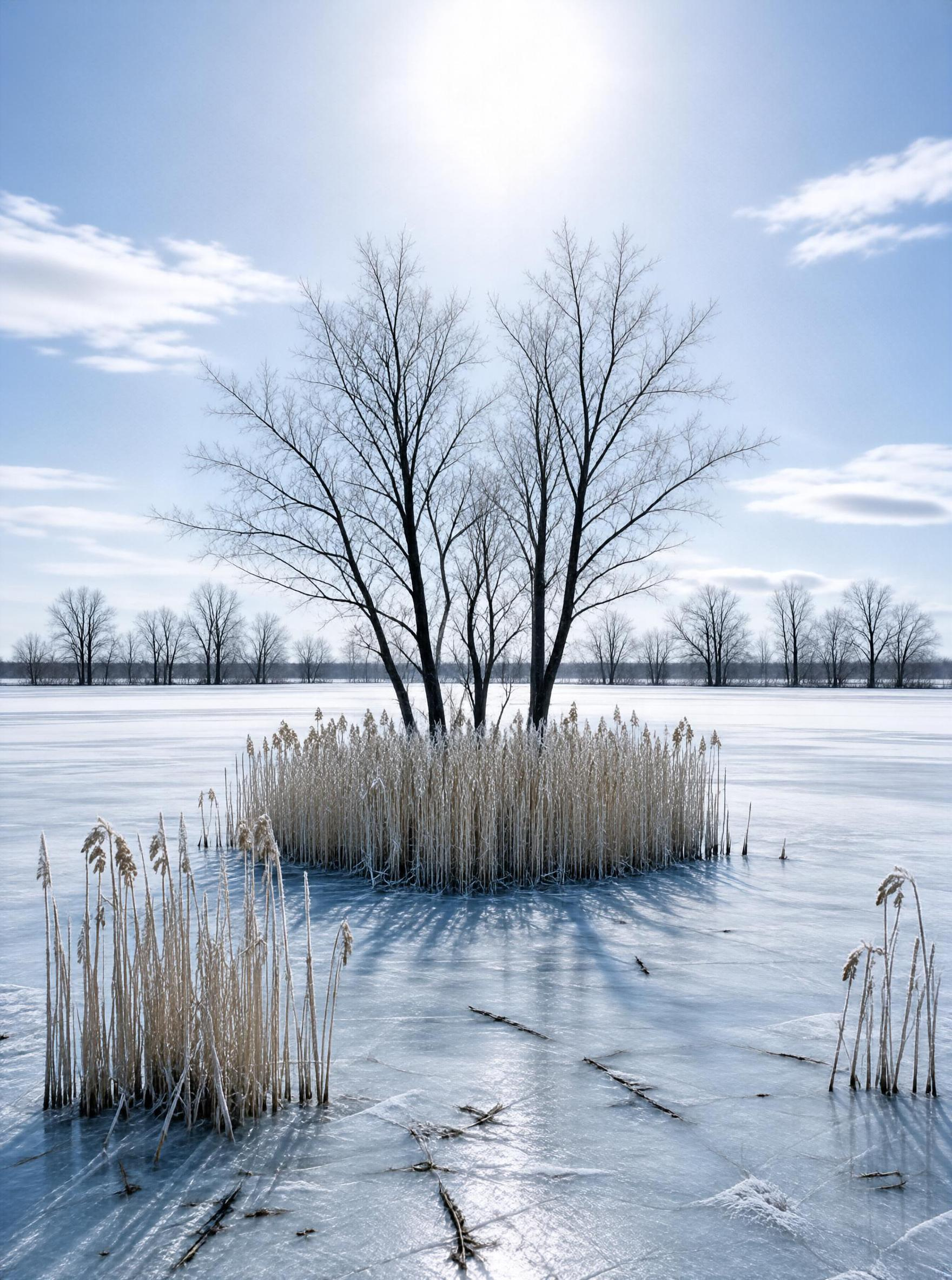 Winter Ice Landscape