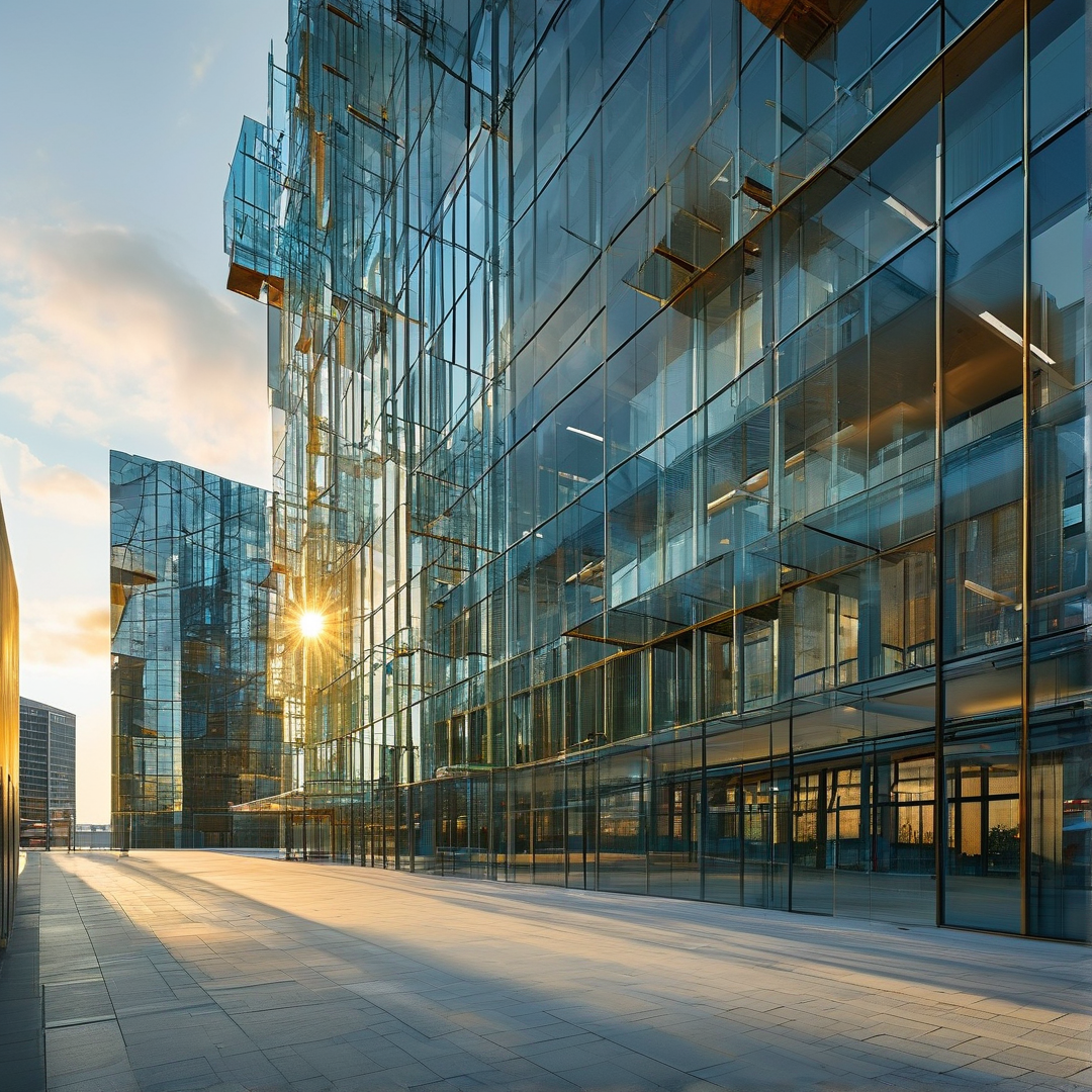 Modern Glass Office Tower