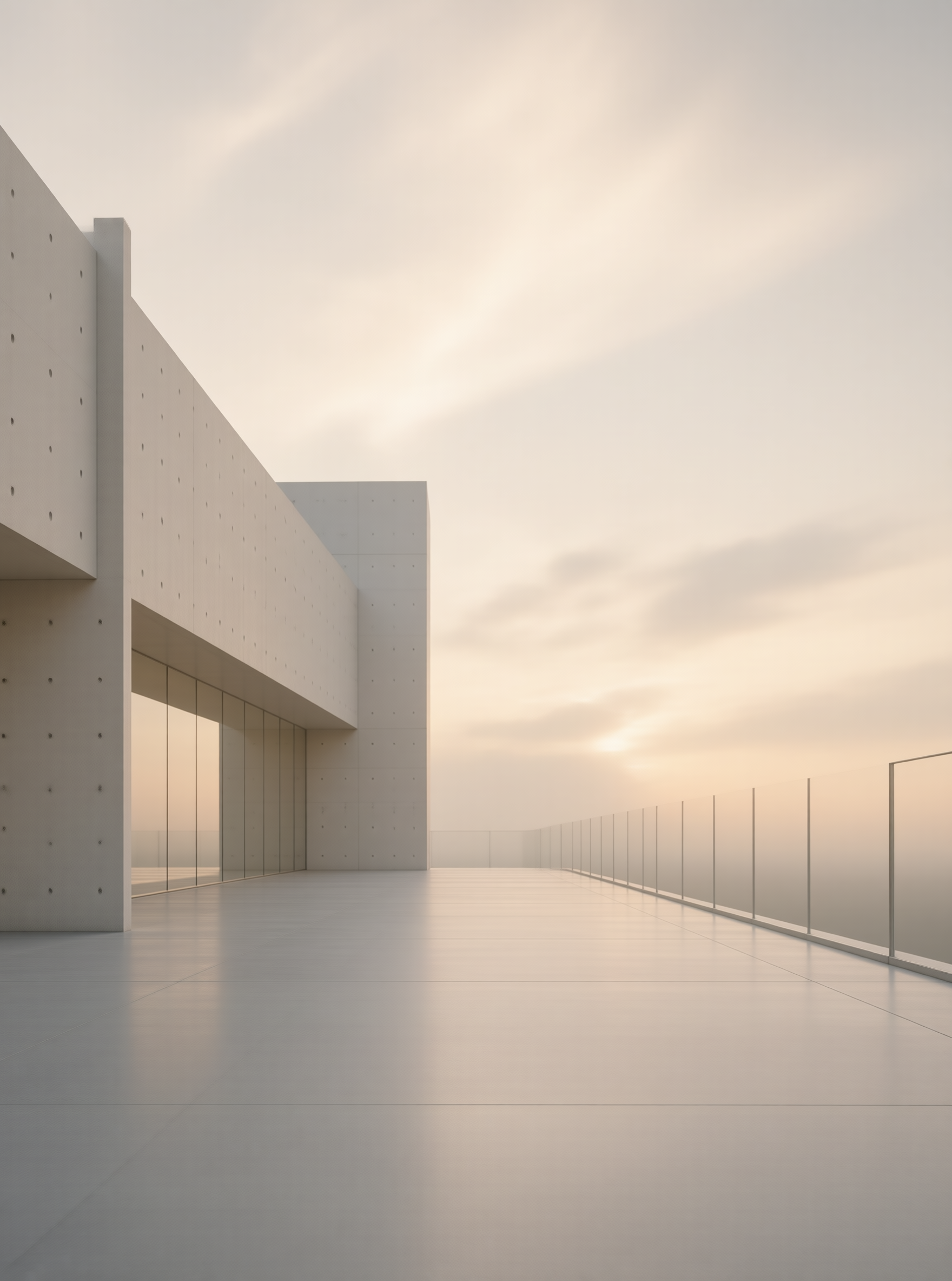 Minimalist Concrete Terrace